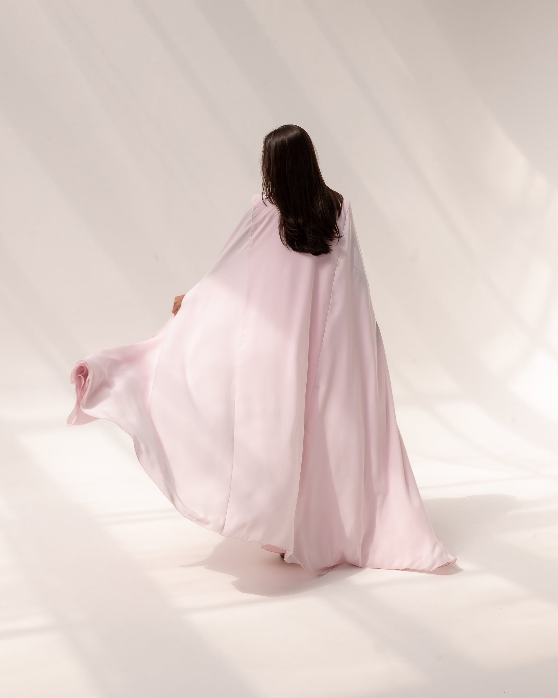 Wave Abaya in Pink
