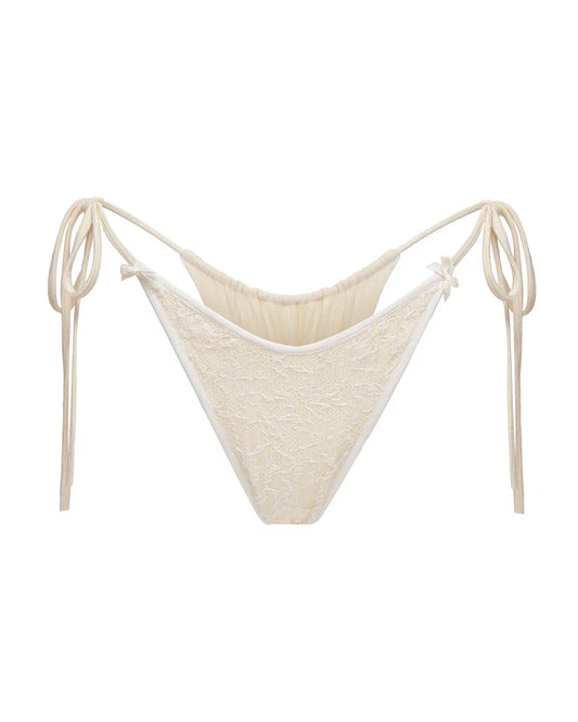 Beautiful Bikini Bottom in Cream
