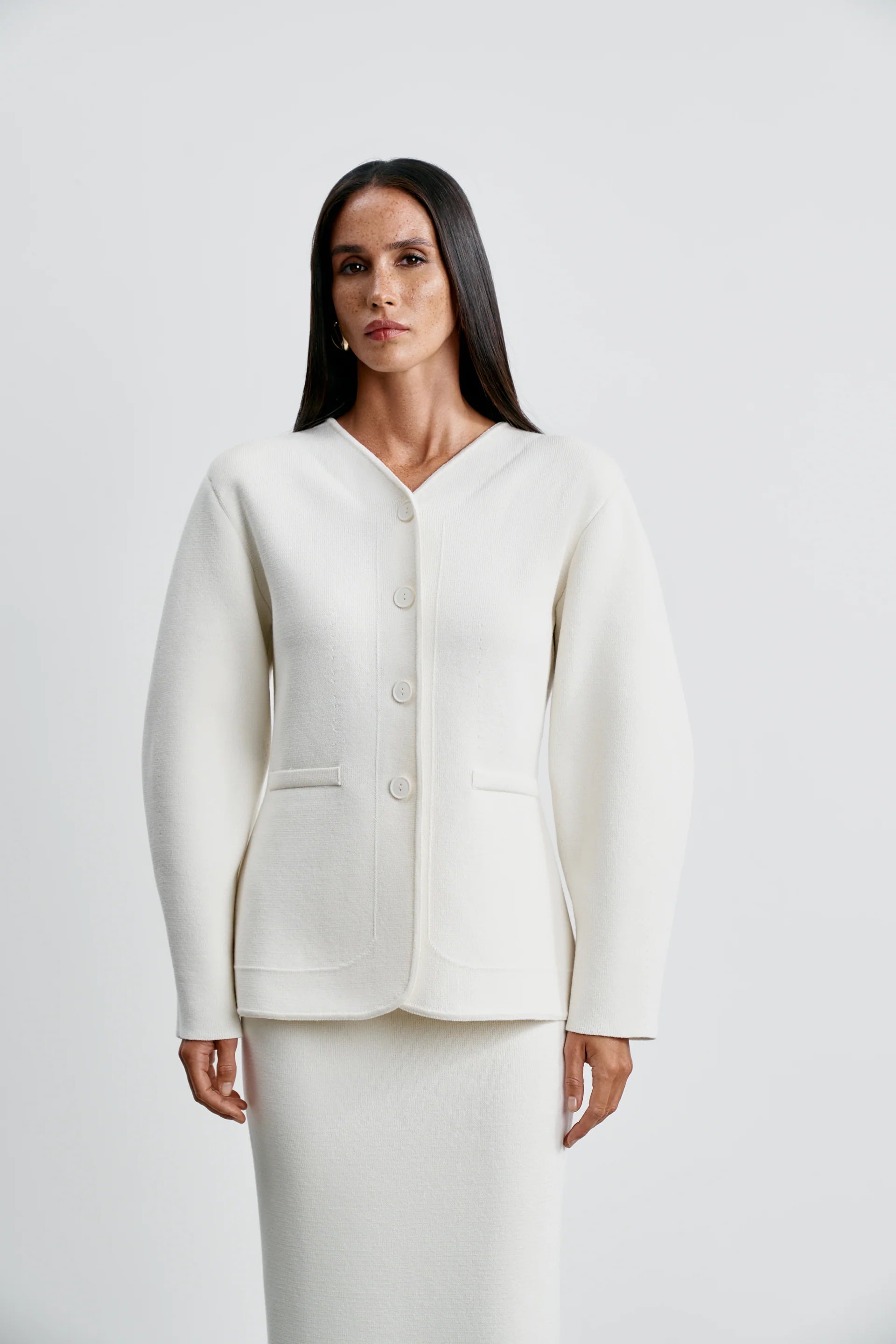 Tilda Jacket in Milk