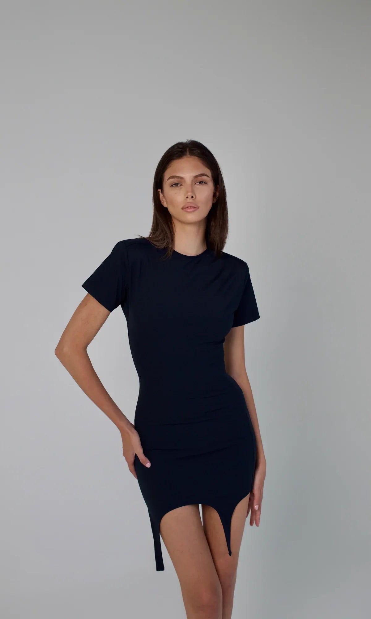 فستان ستريت ميوز باللون الأسود