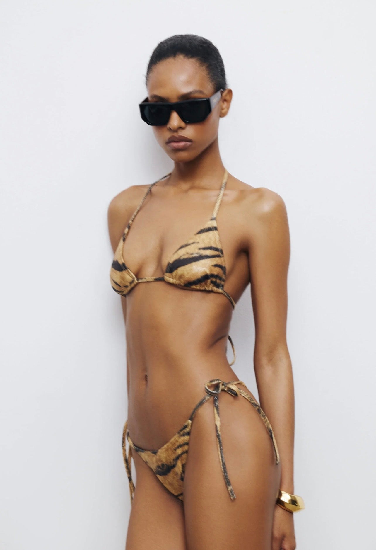 Tiger Skin Bikini Bottom