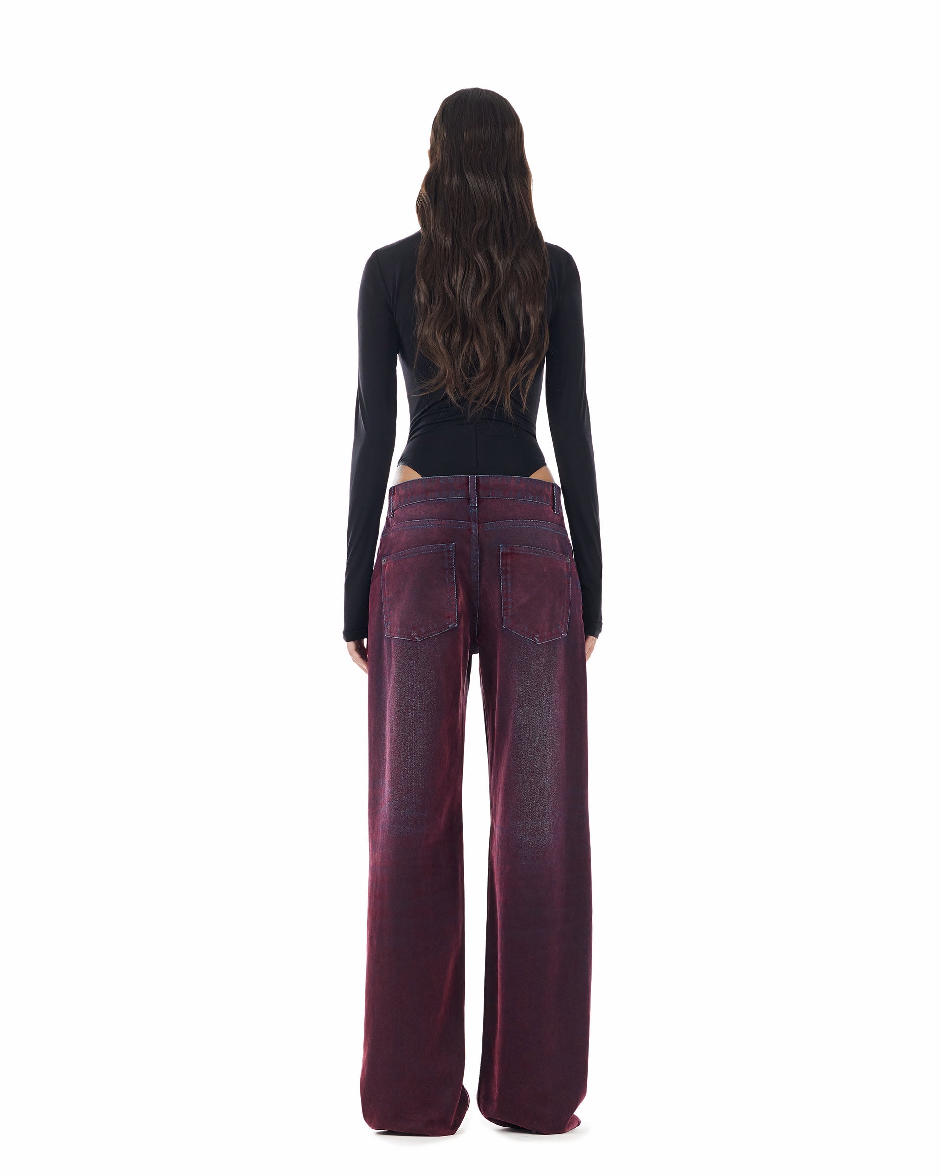 Flocks Marsala Jeans in Bordo