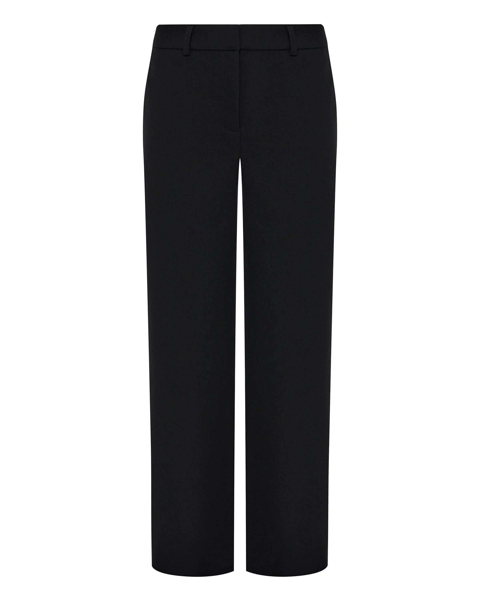 Straight-leg Pants in Black