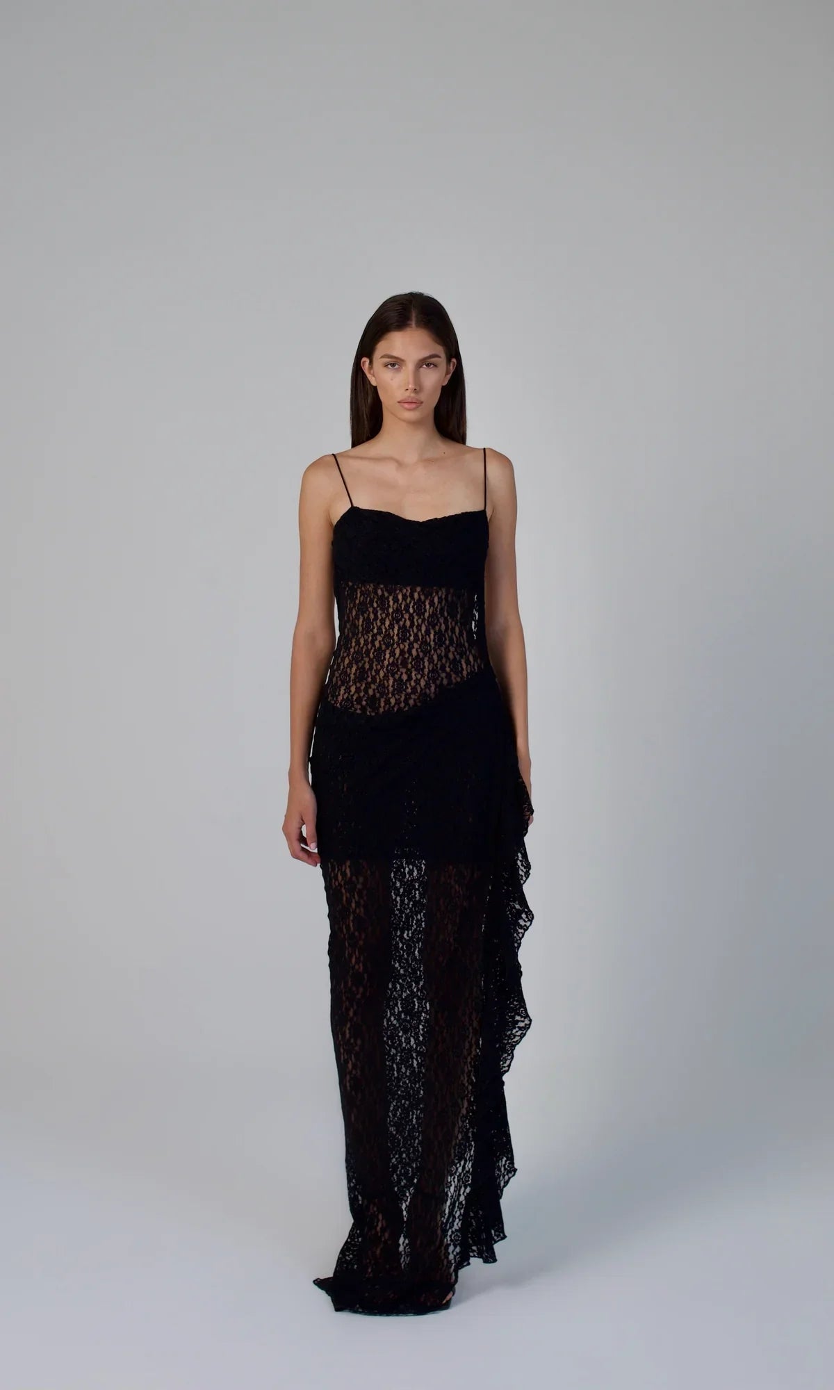 فستان نايت ميوز باللون الأسود