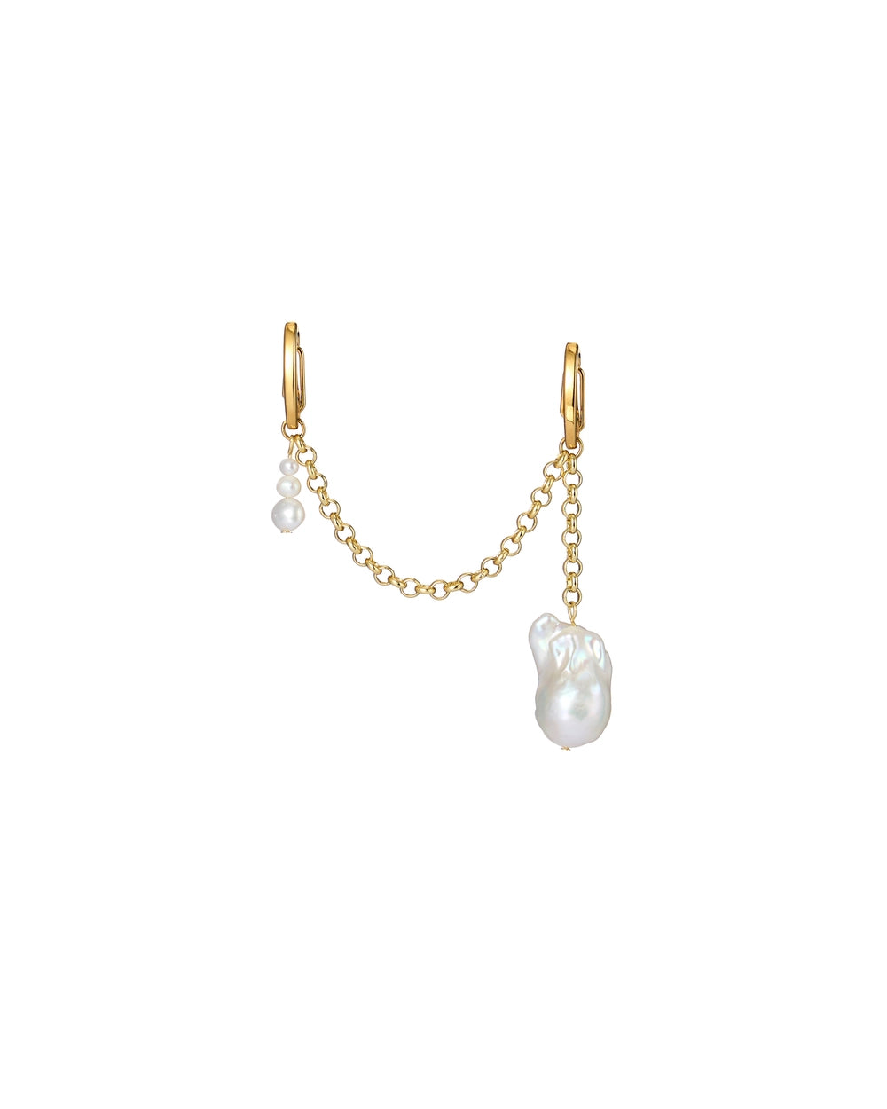 Bikini Decoration 1.4 Pearls & Gold Chain