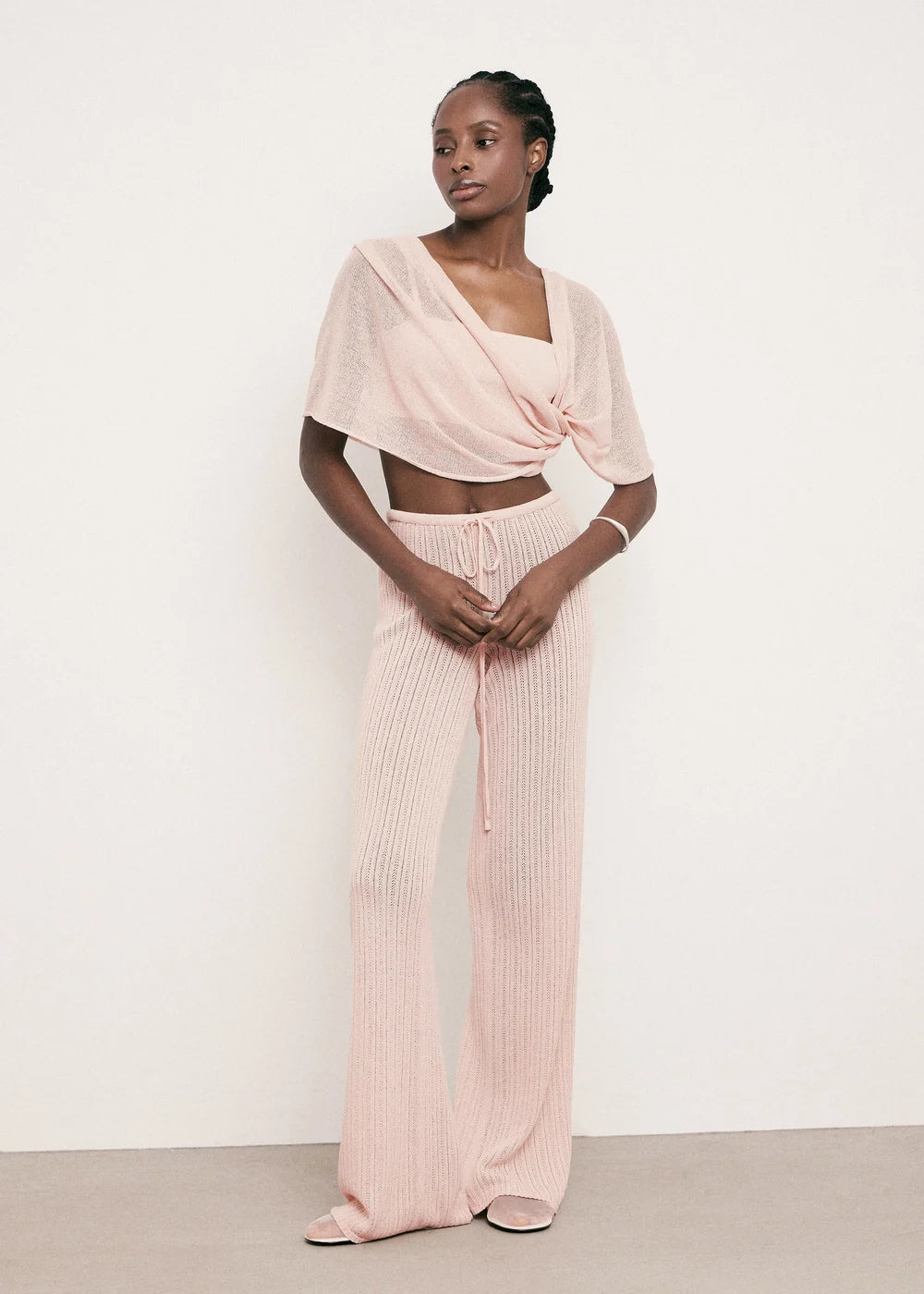 Snood Saint-Tropez rose