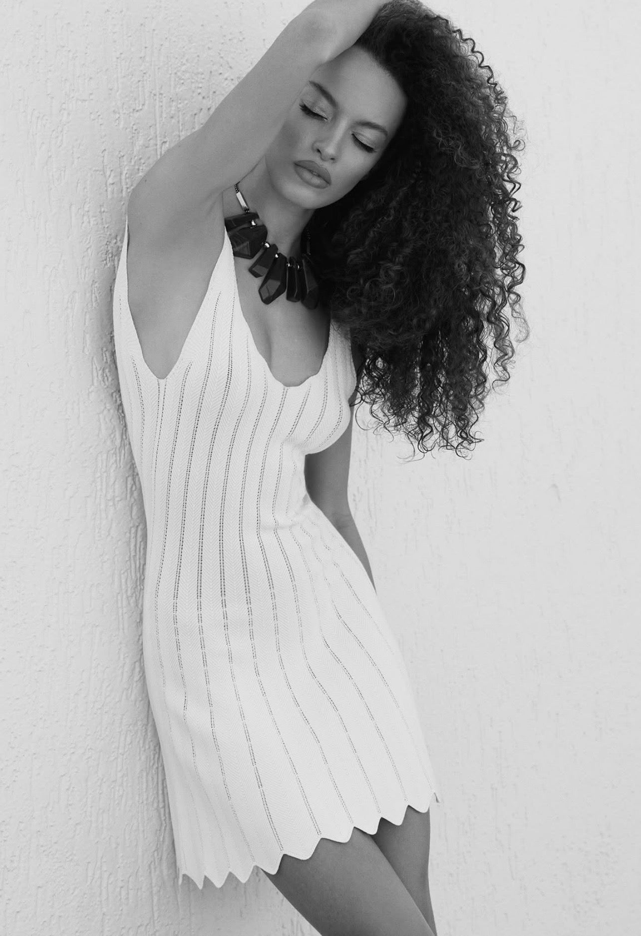 Alice Mini Dress in White