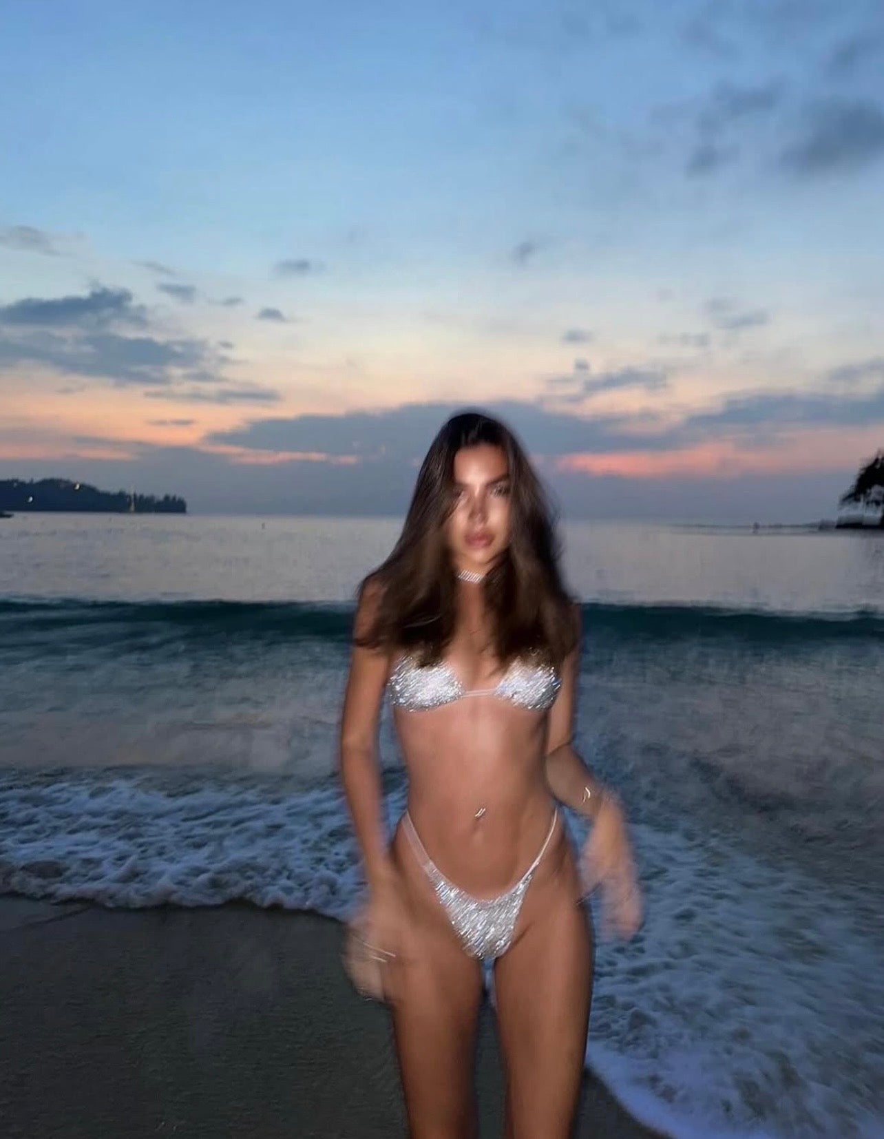 August Bikini Top in White