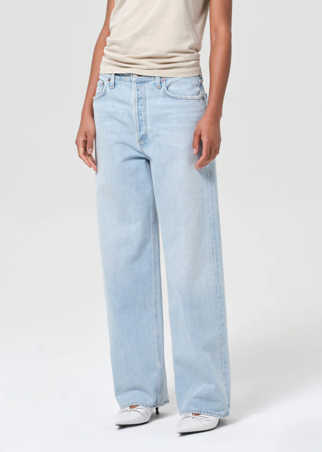 Low Slung Baggy in Baby Blue