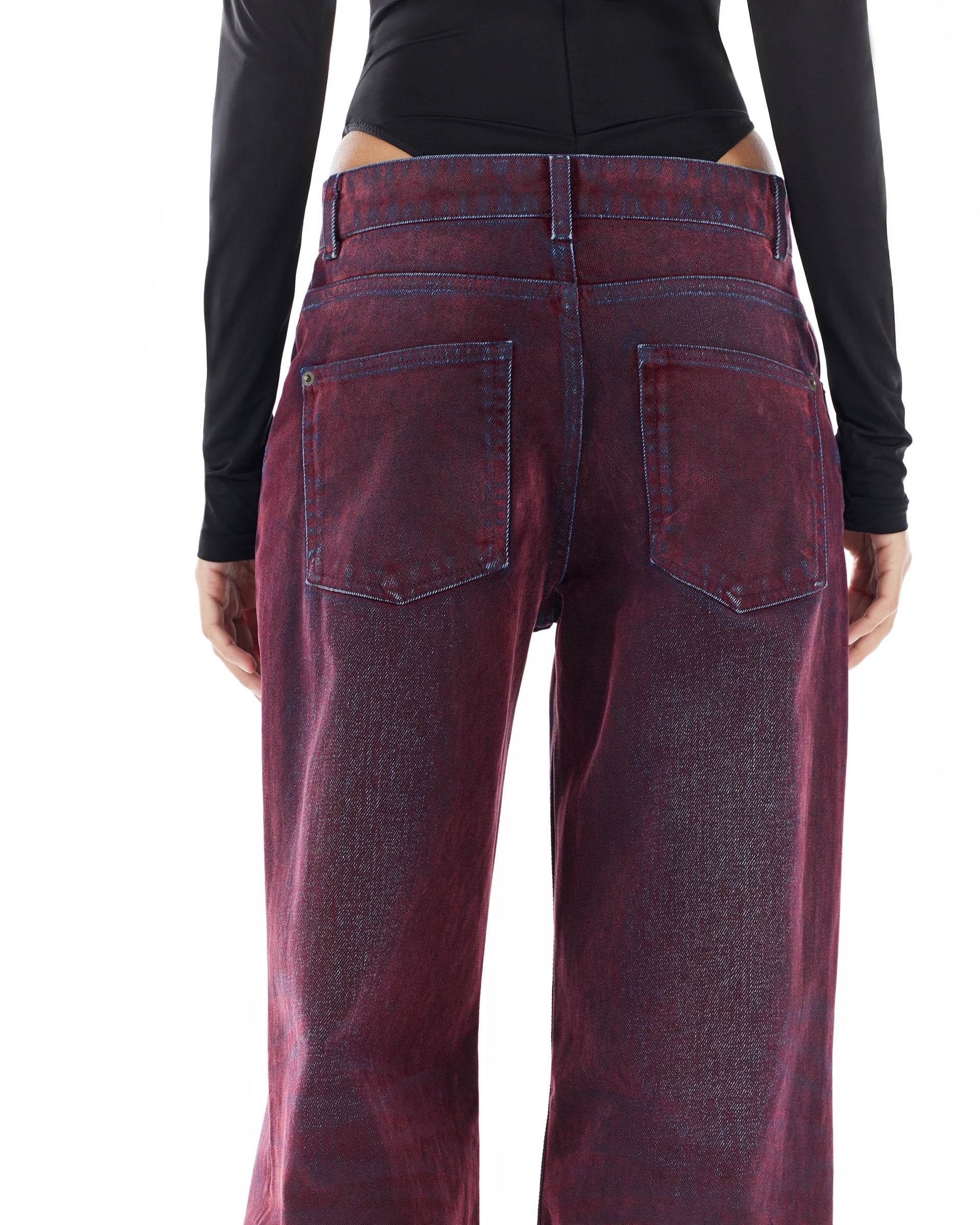 Flocks Marsala Jeans in Bordo