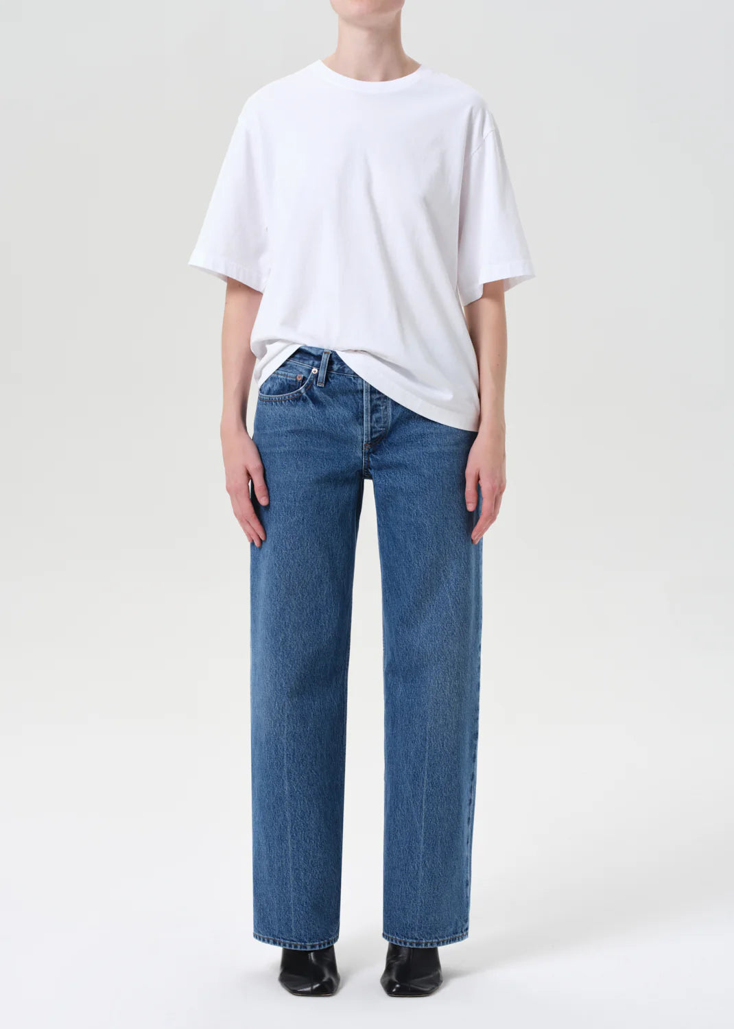 Low Rise Loose in Denim Blue