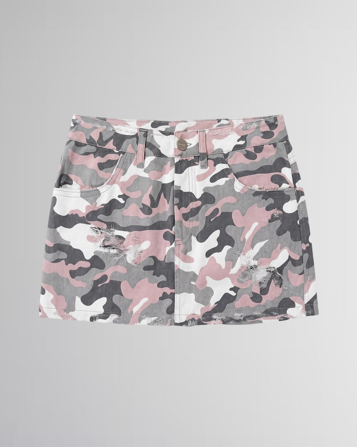 Military Skort in Pink