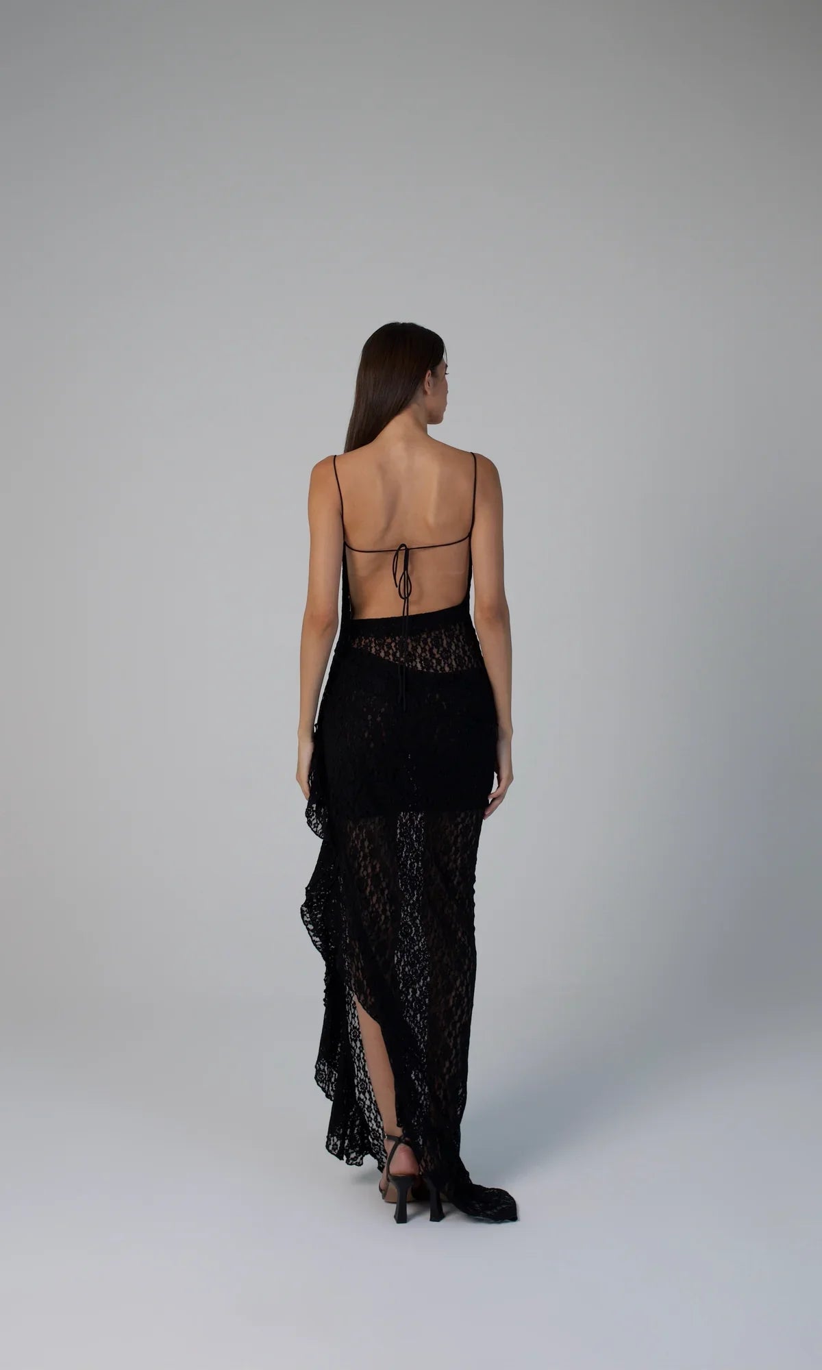 فستان نايت ميوز باللون الأسود