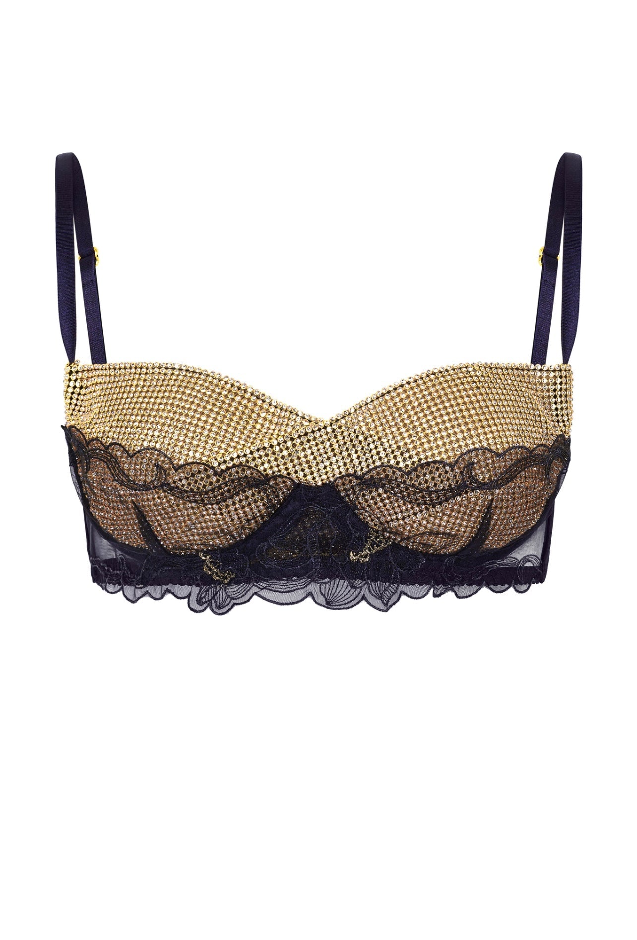 Soutien-gorge AVANT en dentelle dorée