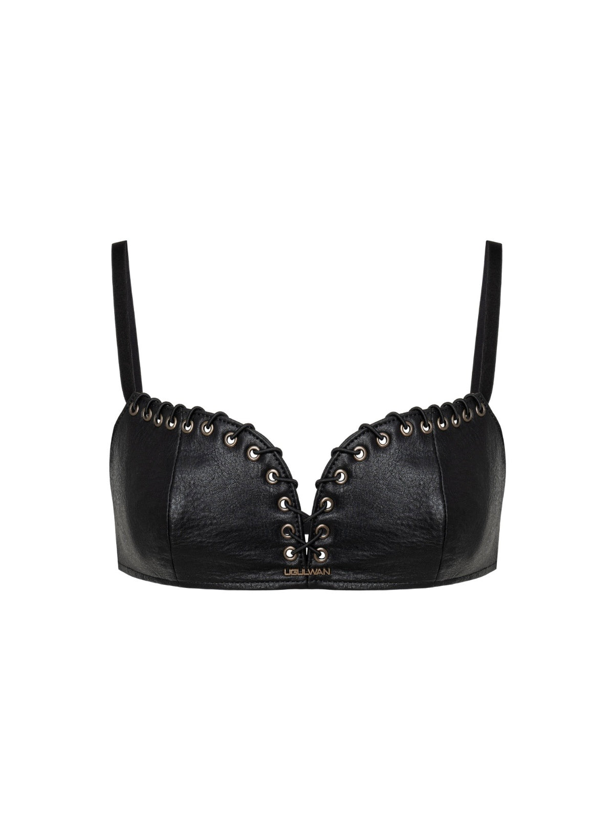 Leather Top in Black