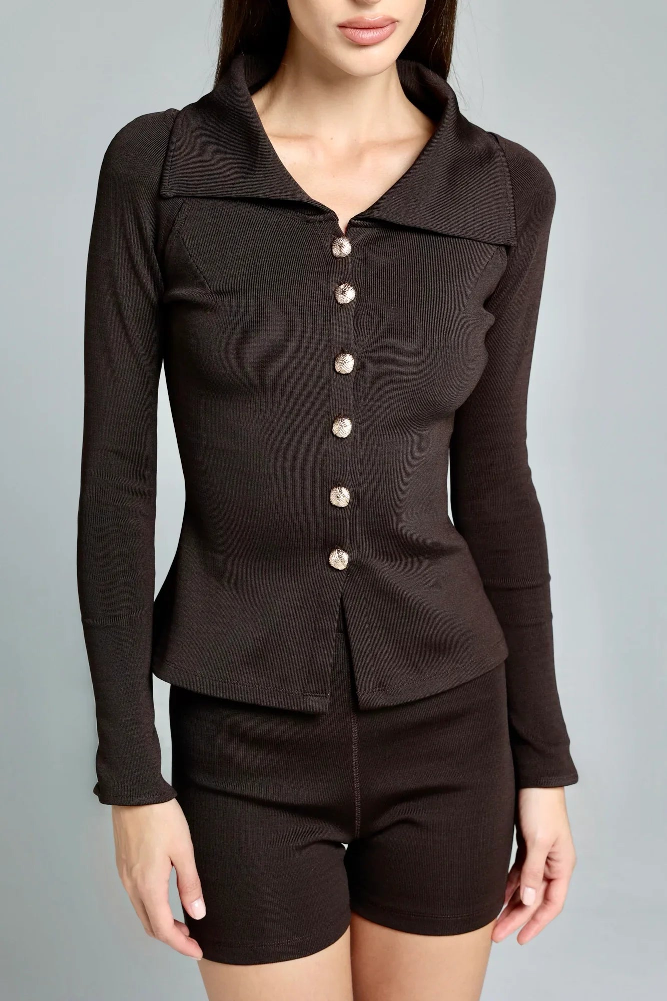 Veste Classic Charm marron