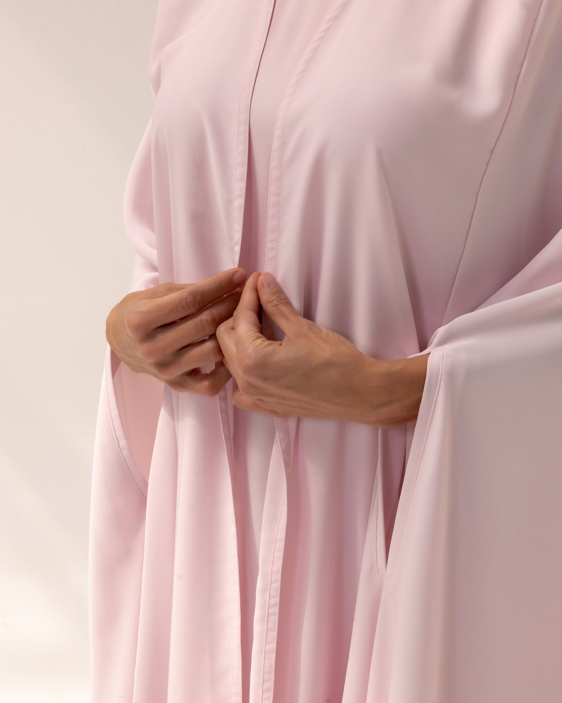 Wave Abaya in Pink