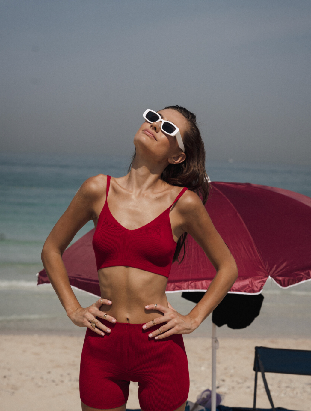 Ensemble Luna en rouge