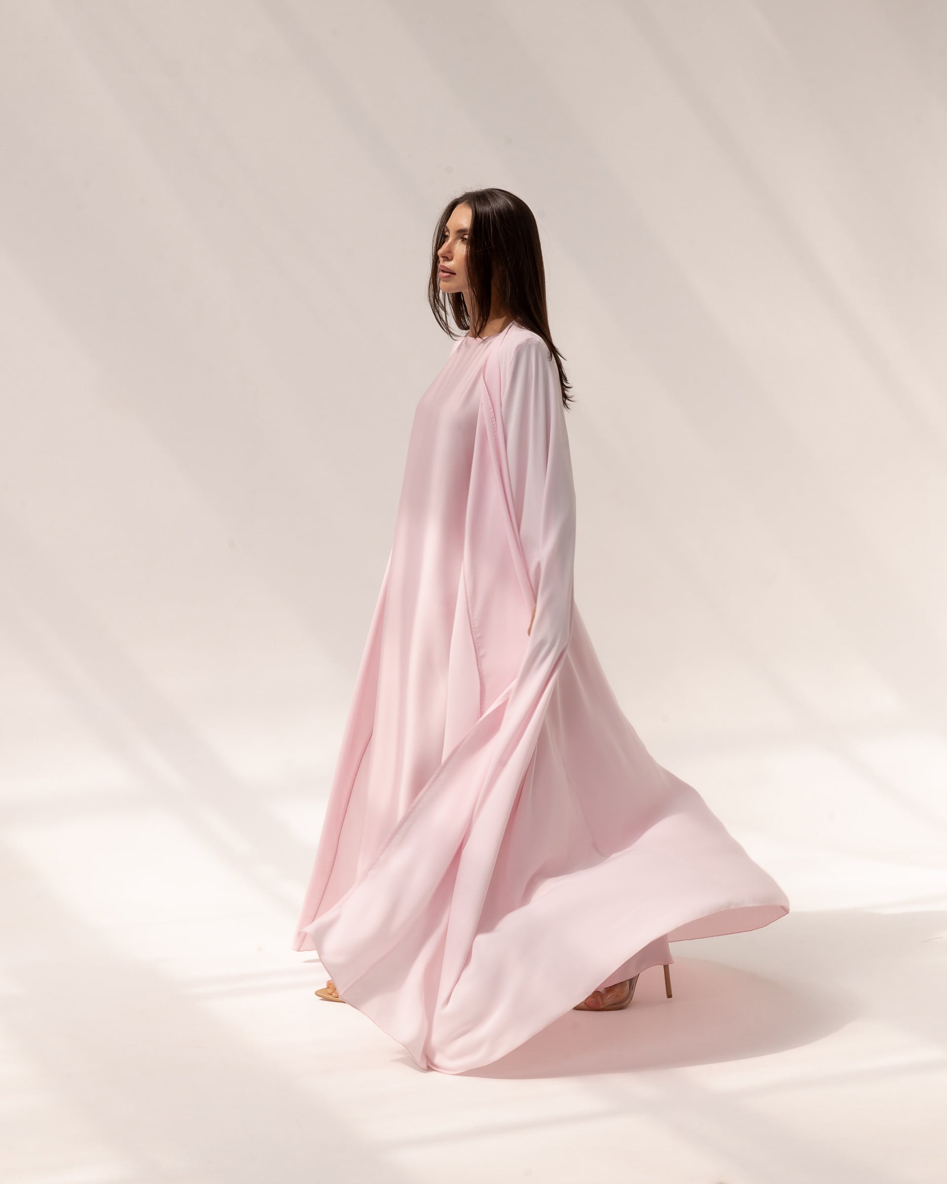 Wave Abaya in Pink
