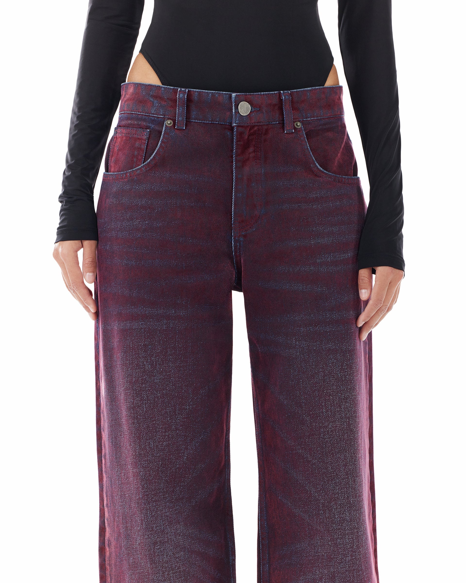 Flocks Marsala Jeans in Bordo
