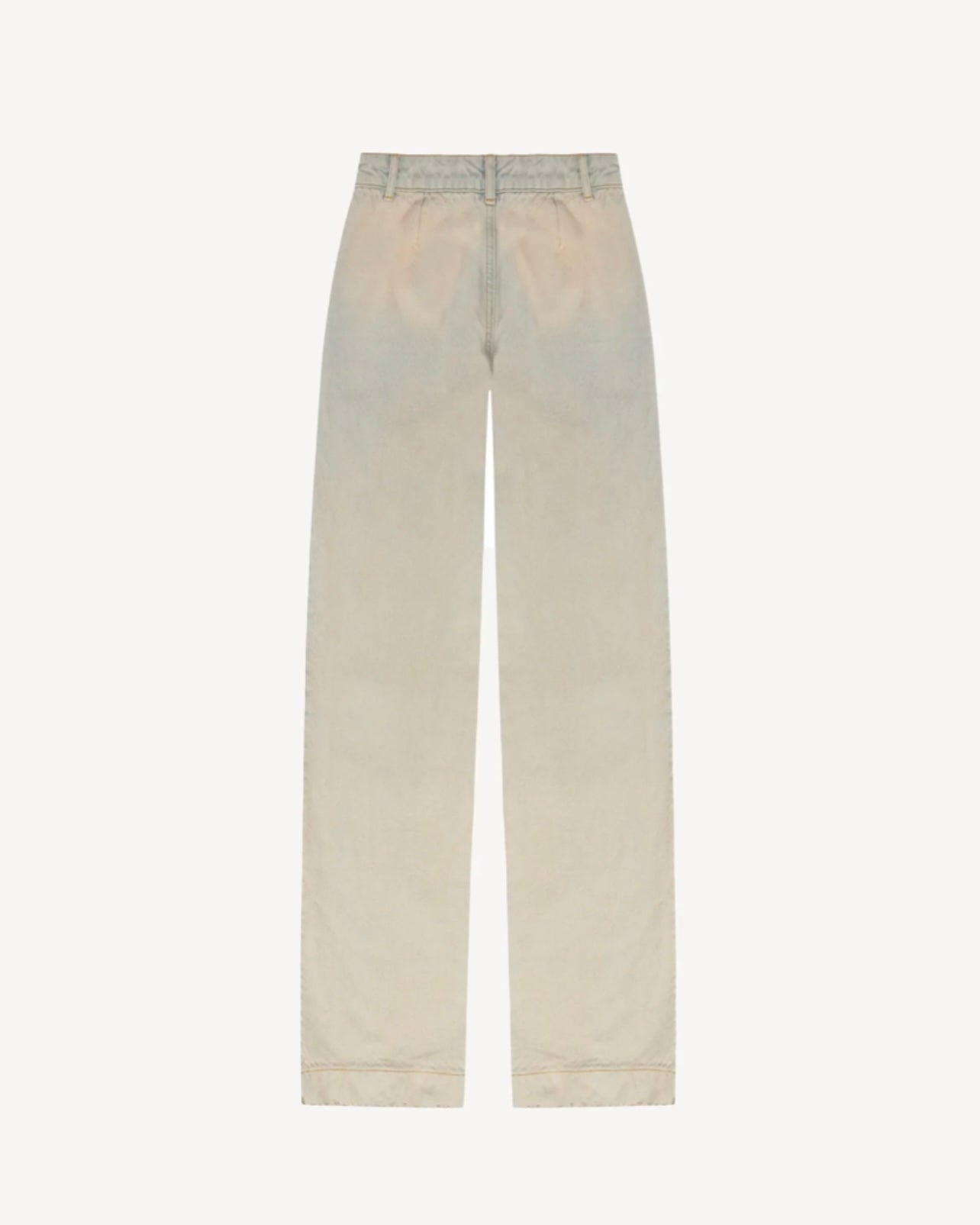 Pantalon Side Chick en denim délavé couleur cendré