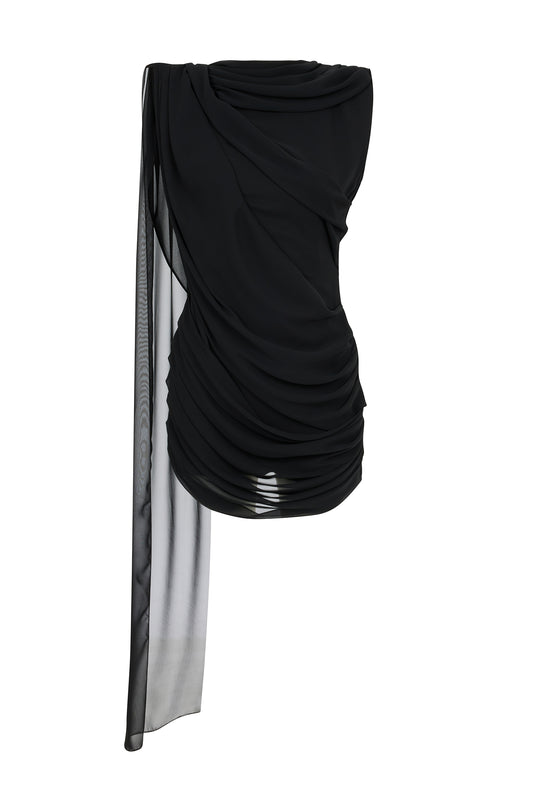 Made Me Blush Dress in Black