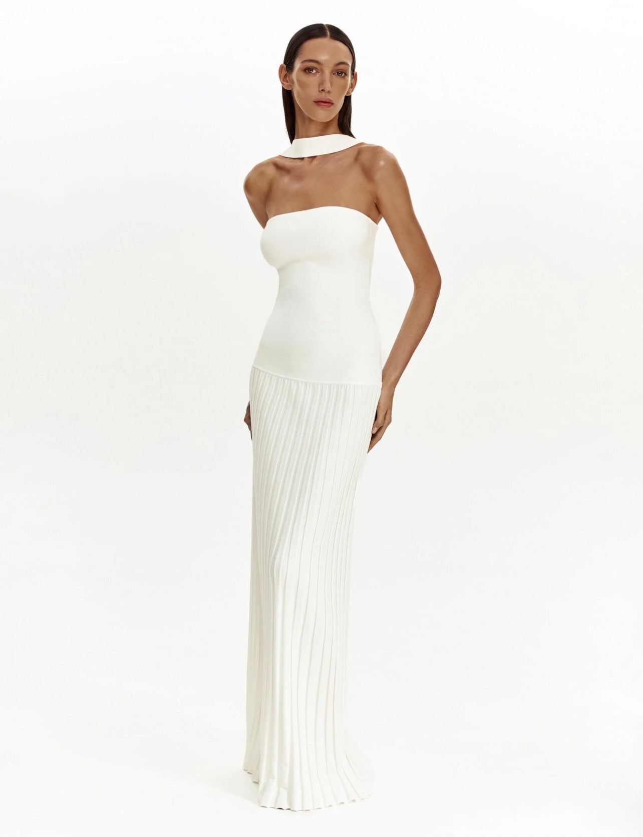 Magda Dress in White