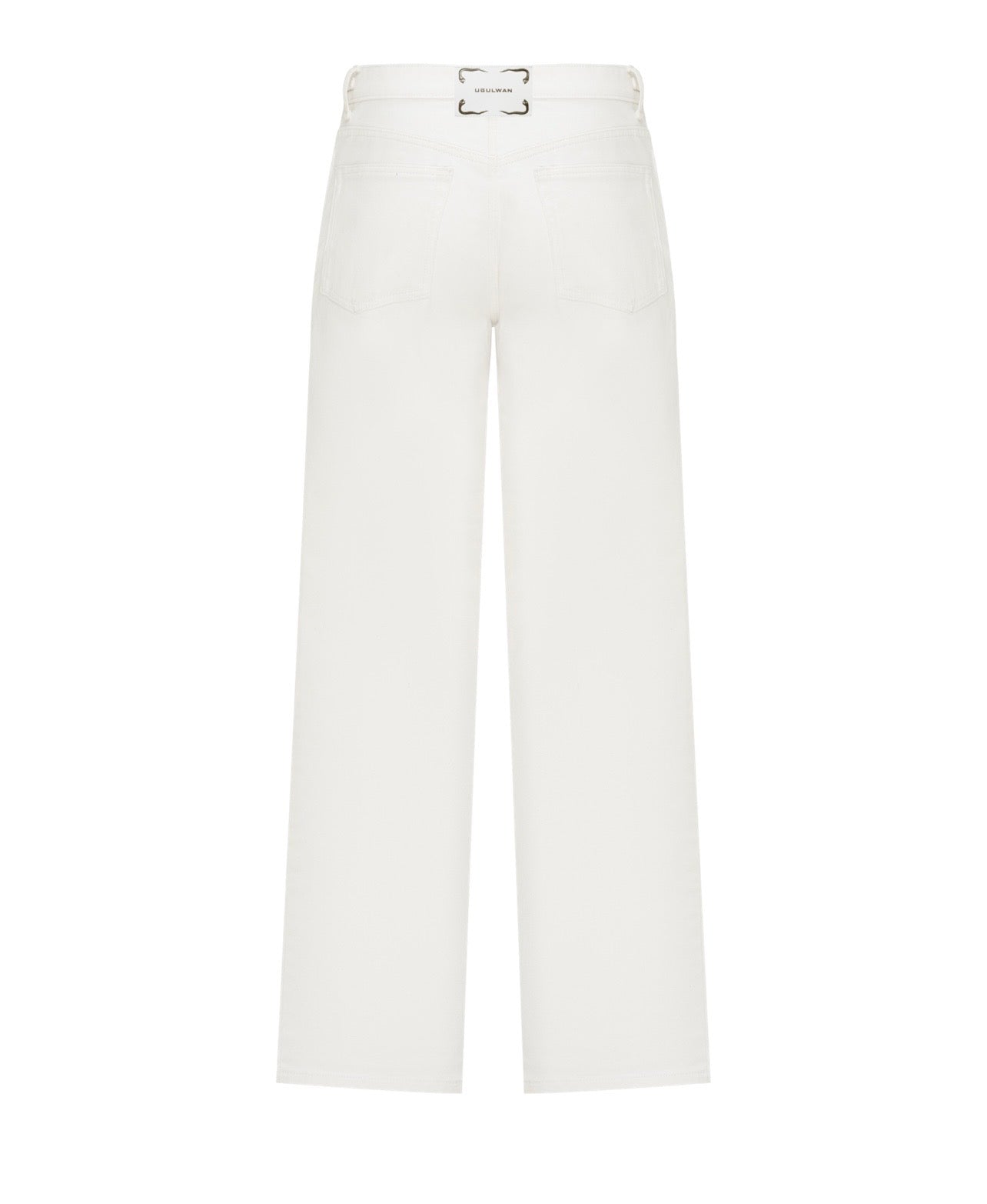 Straight White Jeans