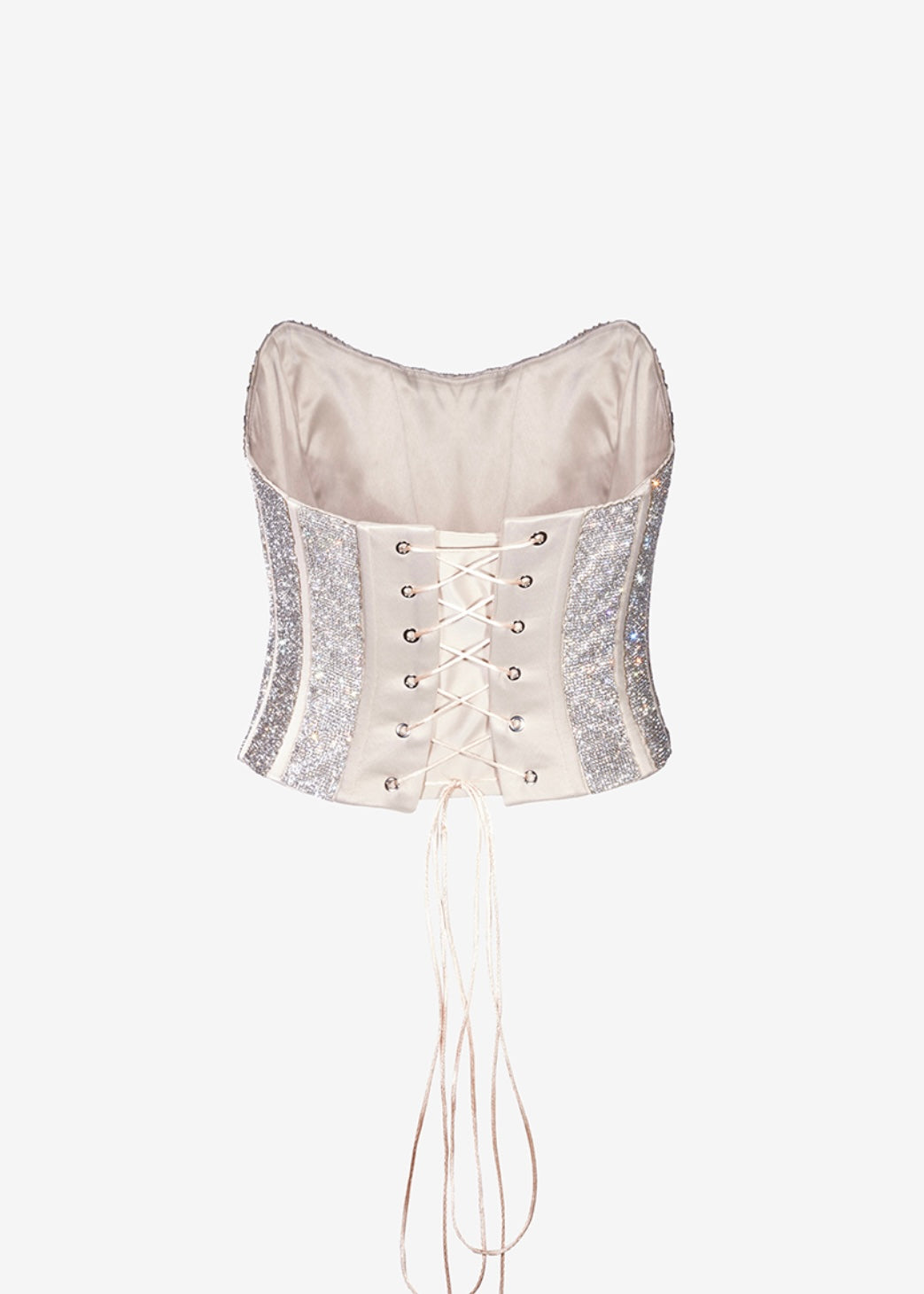 2718 VOLTS Corset in Silver
