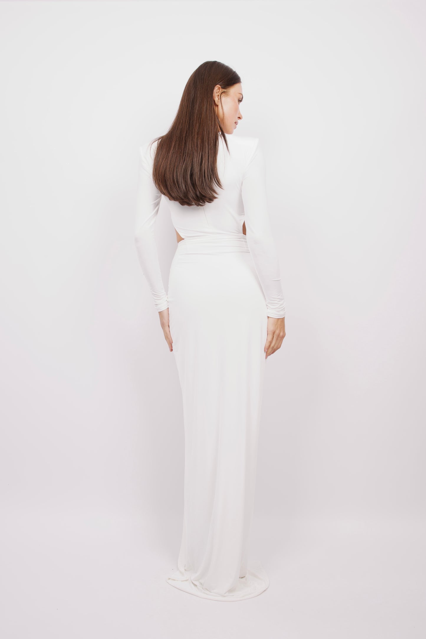 Untouchable Maxi Dress in White