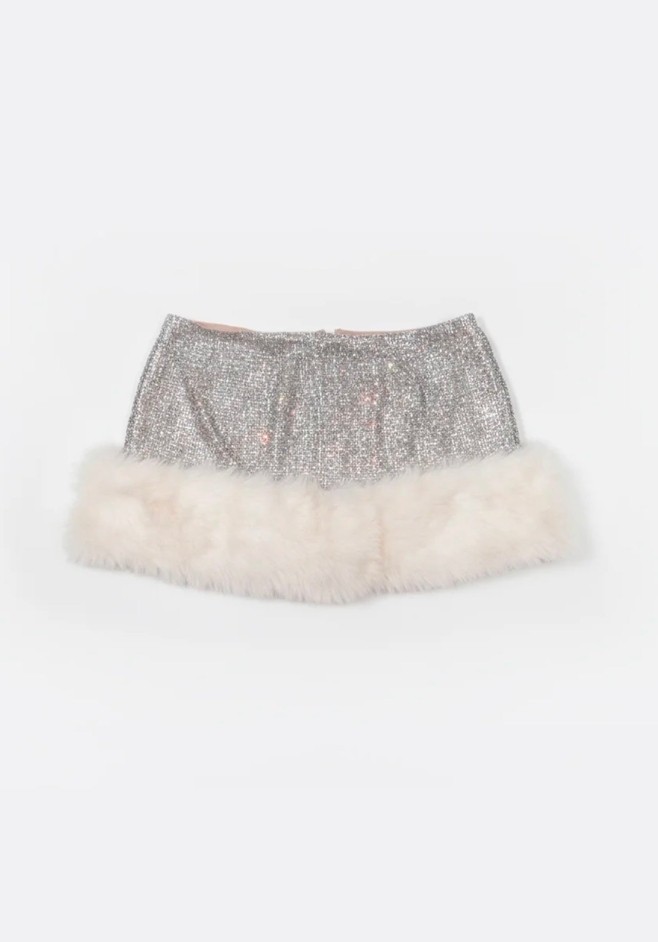 Fur Skirt in White