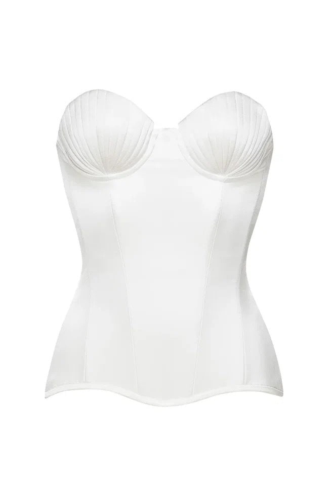 Shell Corset in White – the_poppington