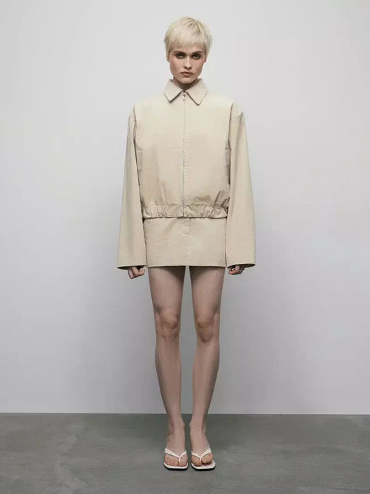 Velvet Bomber in Cream