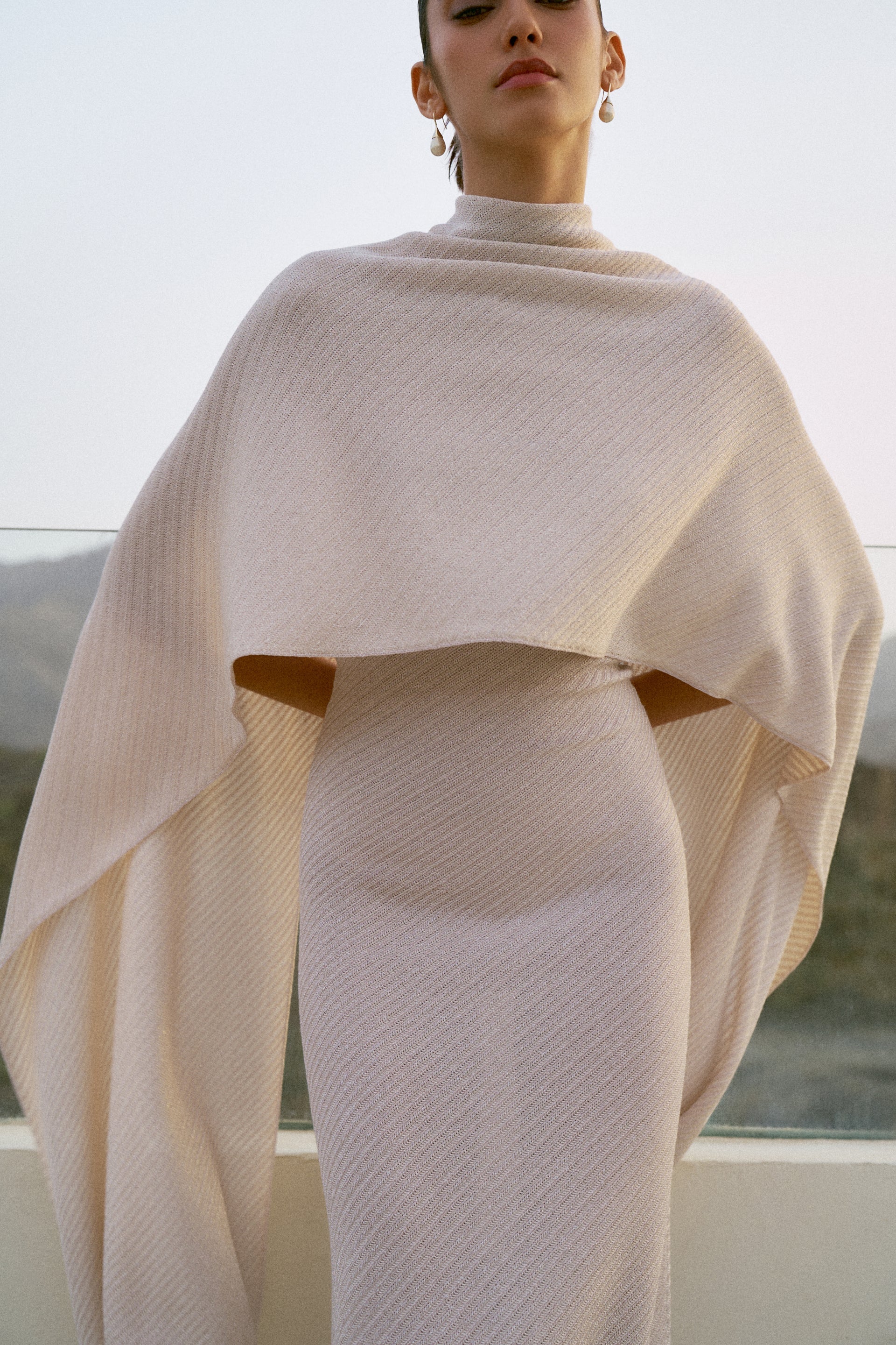 Basma Dress in Champaign