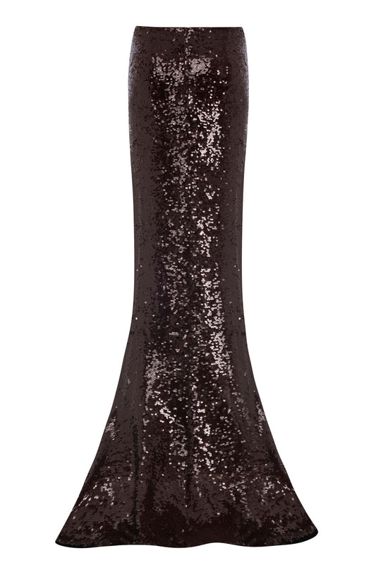 Suzie Maxi Skirt in Brown