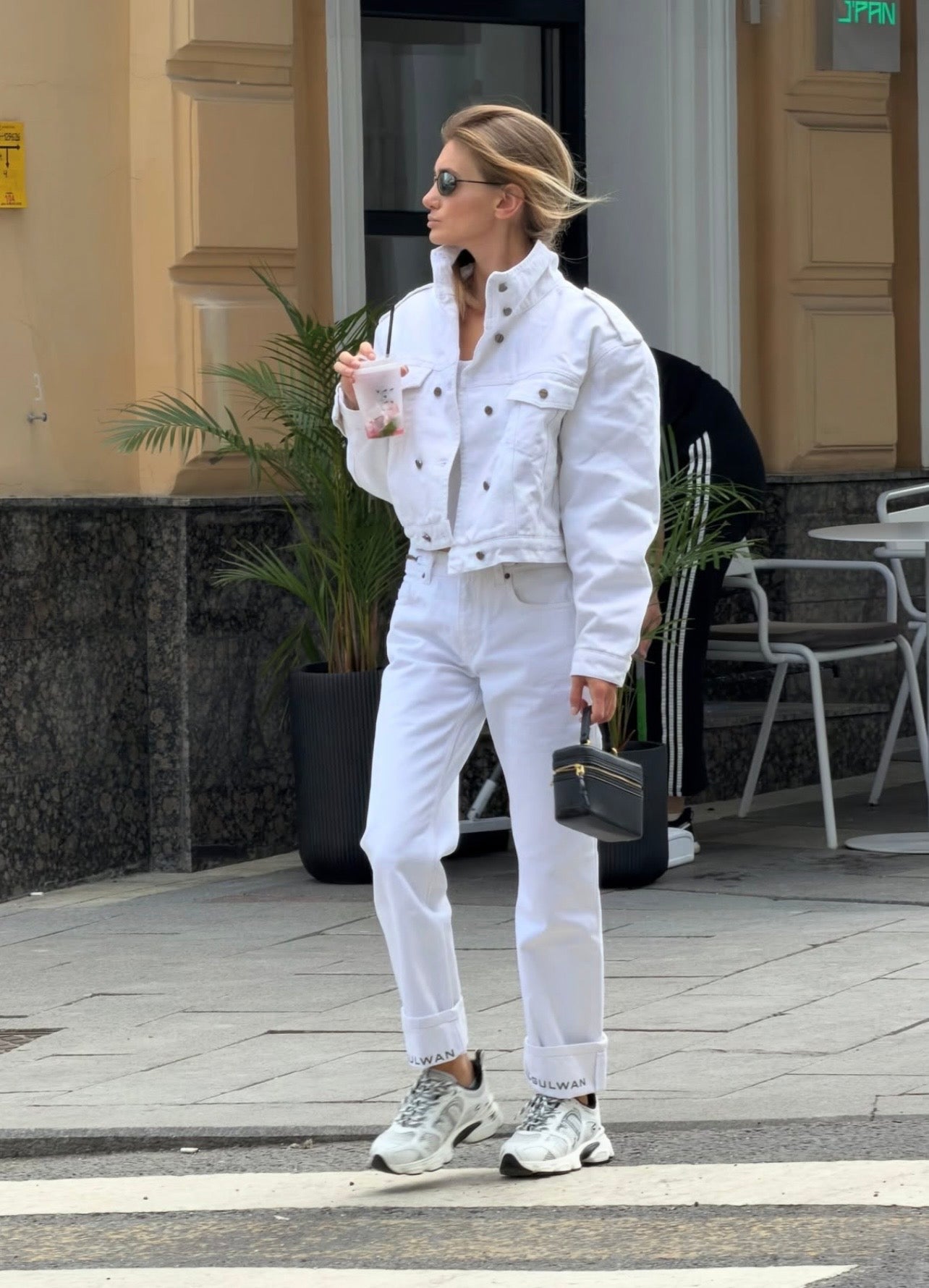 Classic Denim Jacket in White