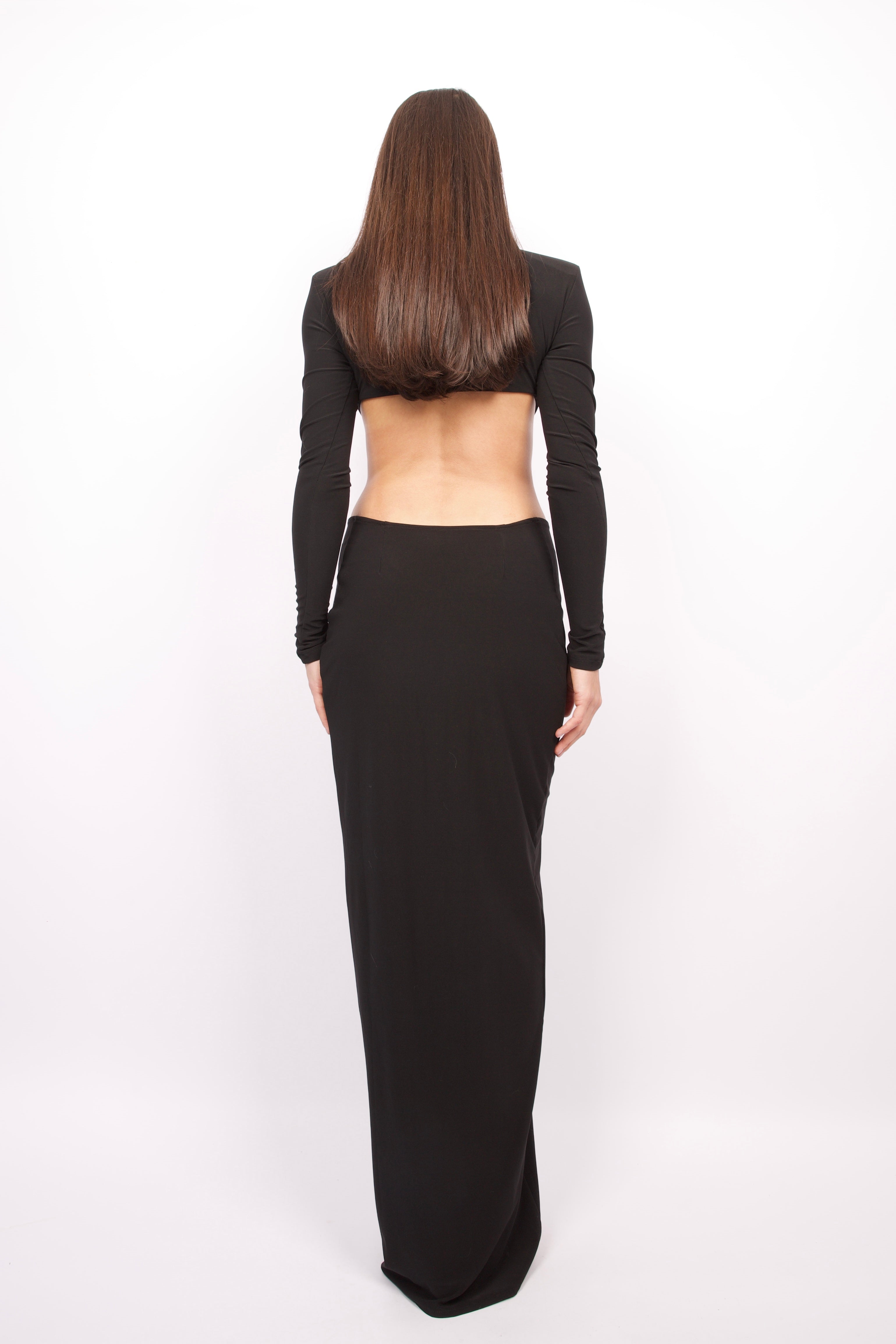 Robe longue à boucle