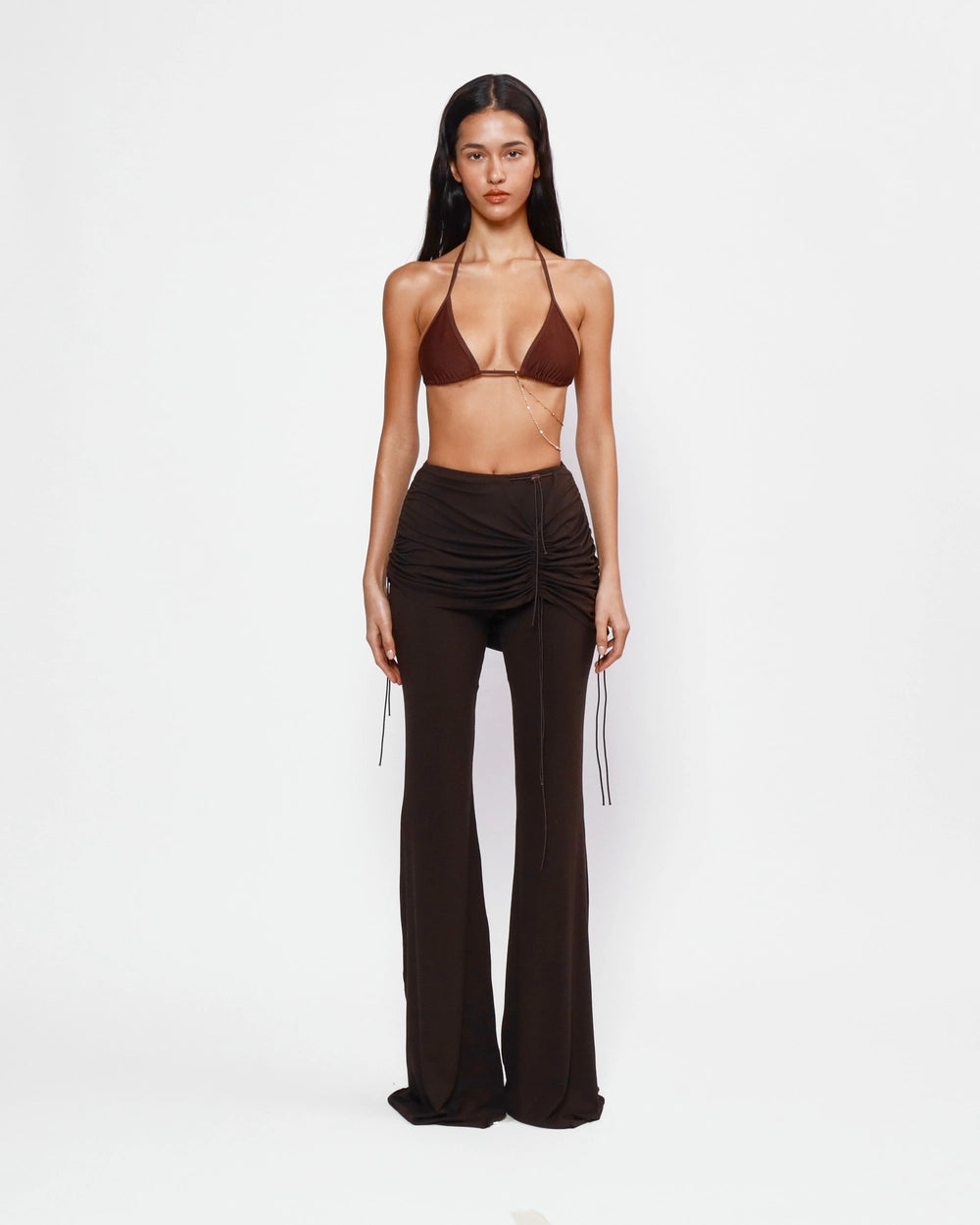 Liana Bikini Top in Brown