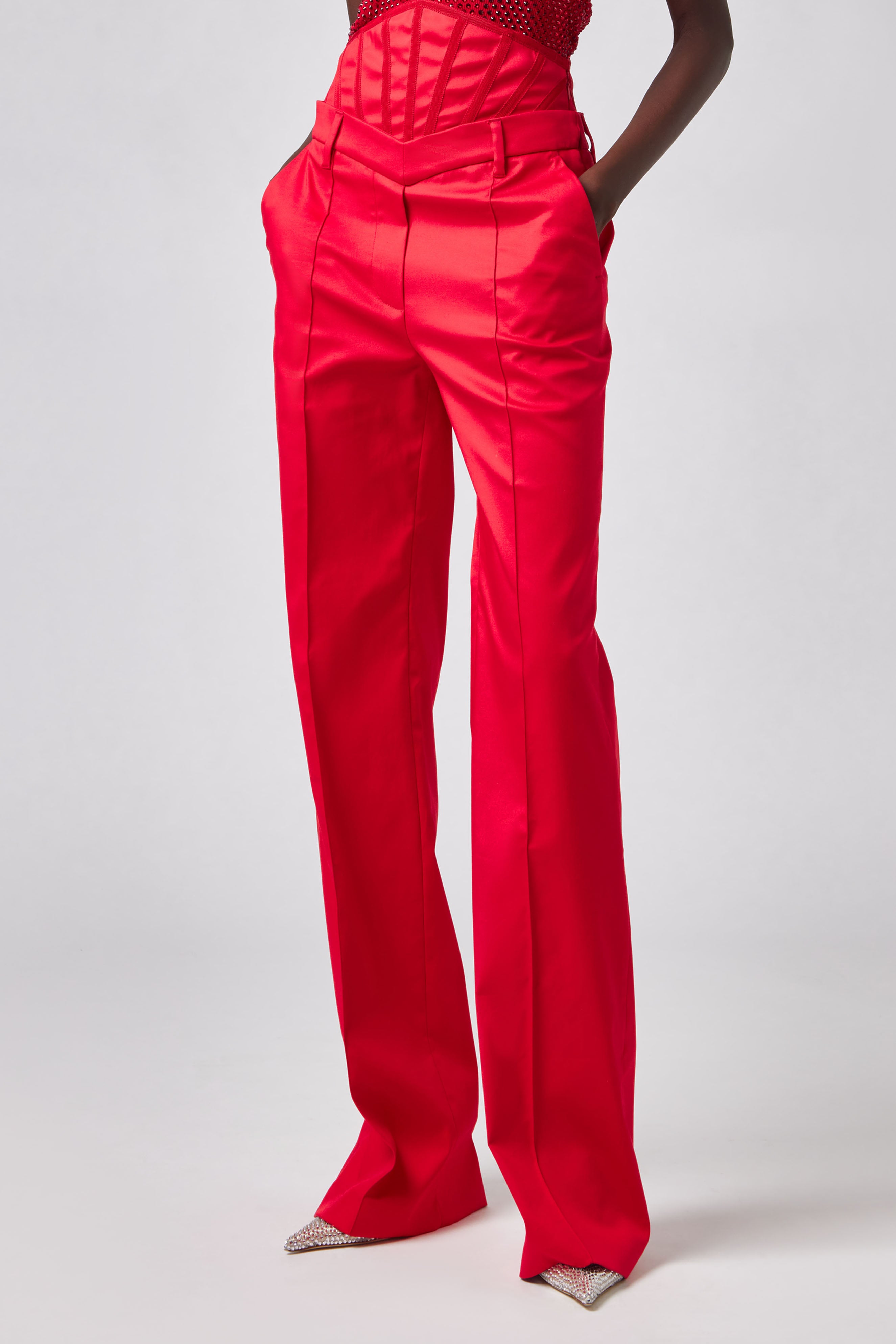 Trousers in Red