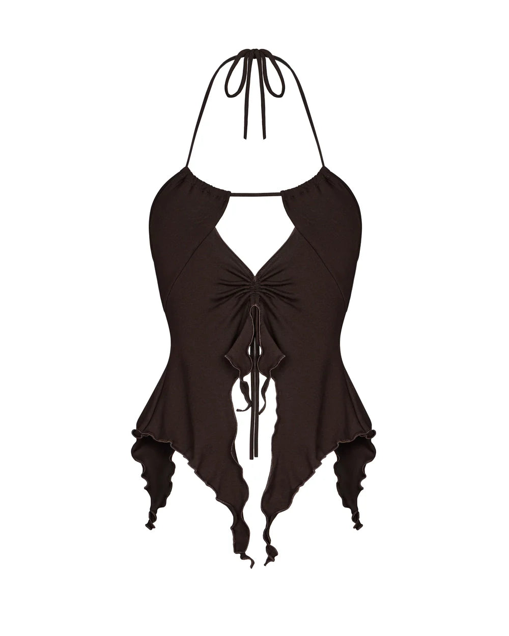 بلوزة شيلا باللون البني