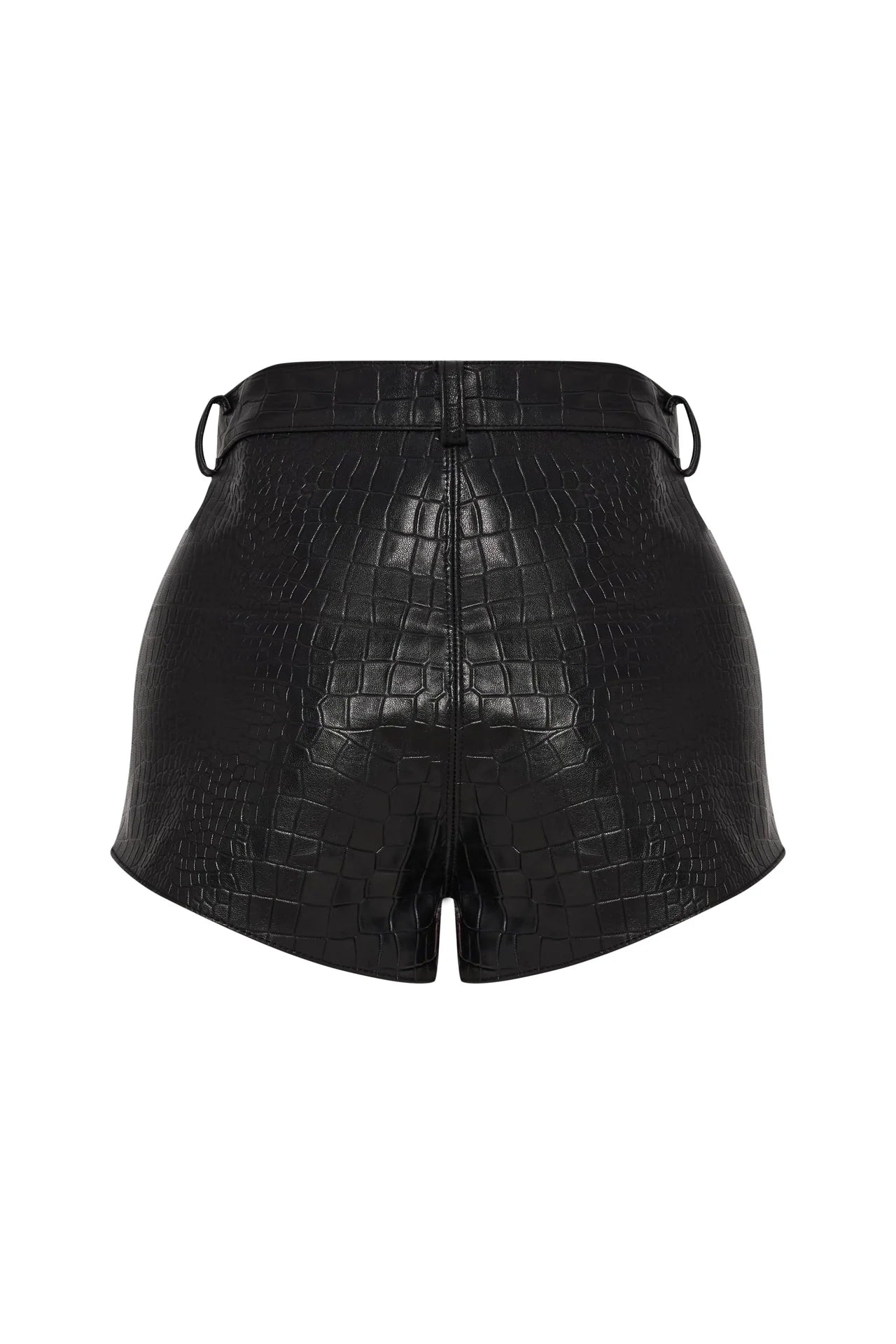 Crocodile Mini Short in Black