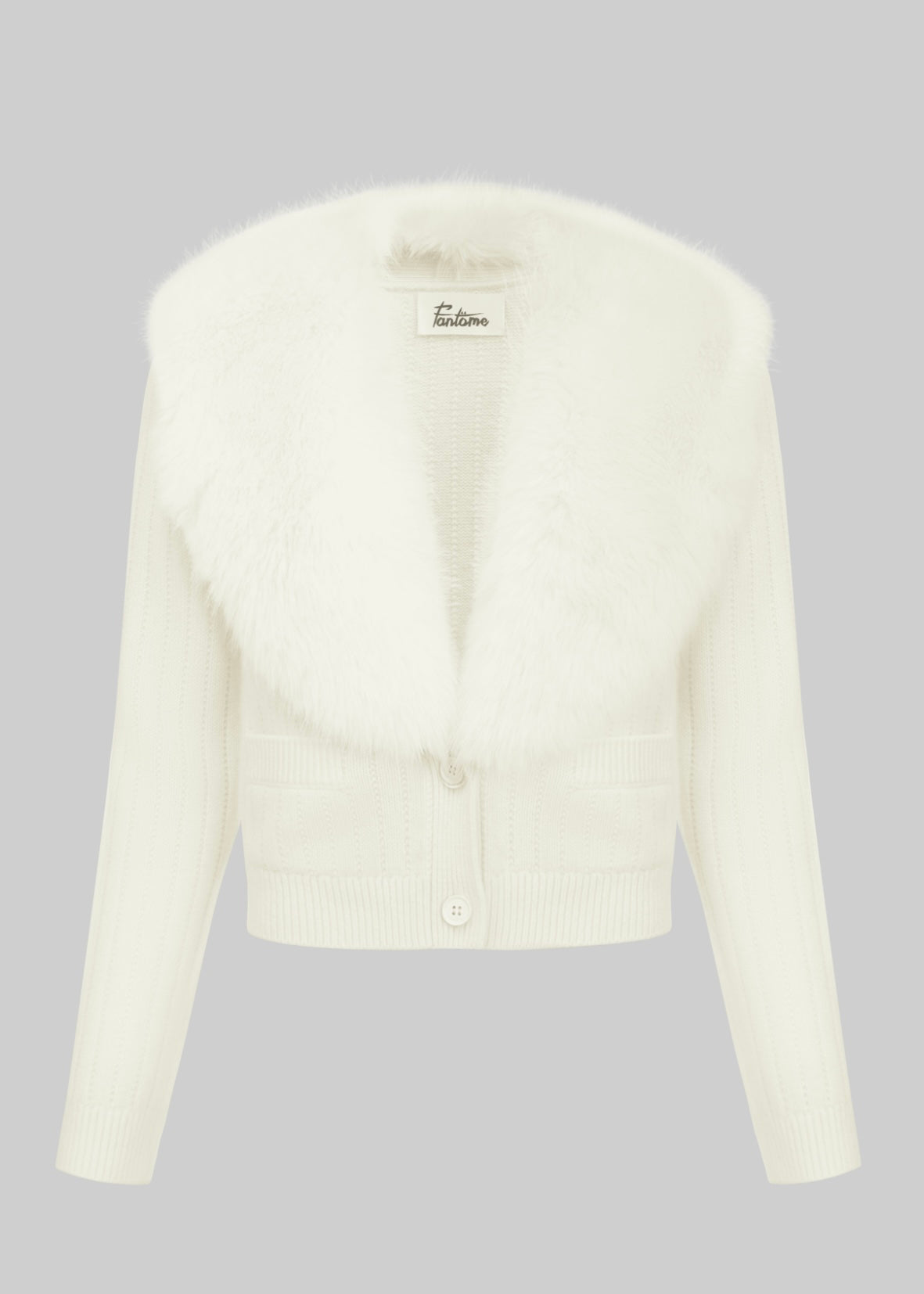 Cardigan Crème Royale in White