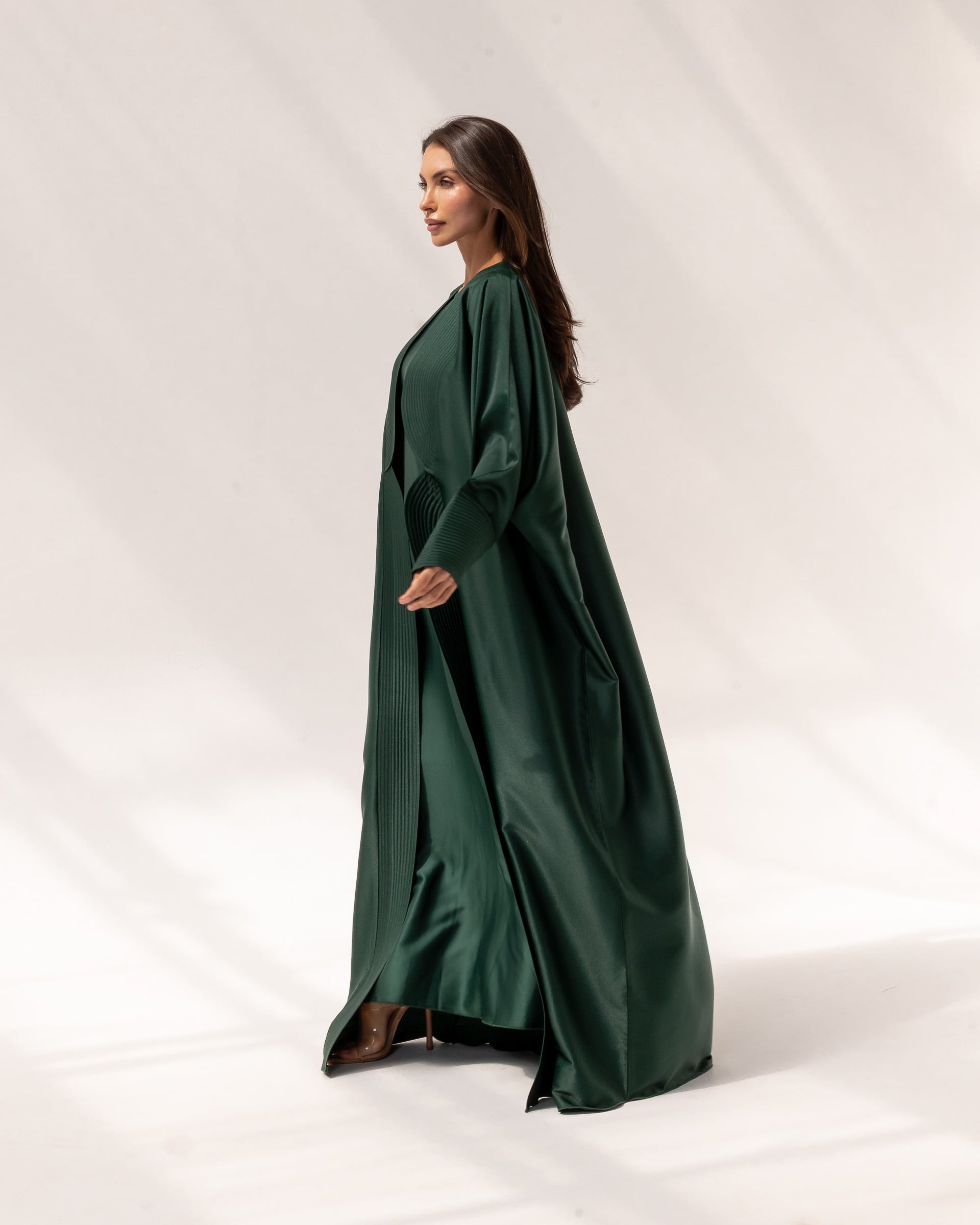 Stitch Abaya in Green