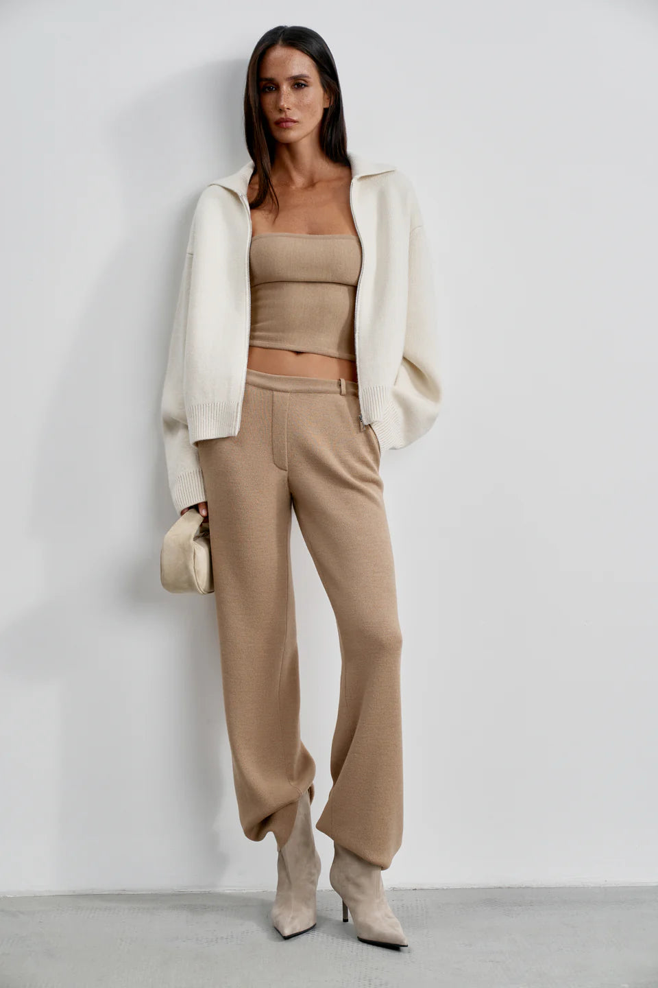 Deema Bomber Jacket in Milk