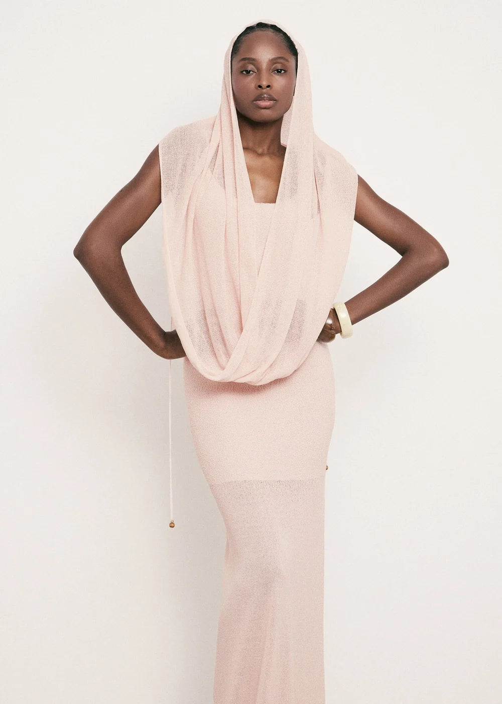 Snood Saint-Tropez rose