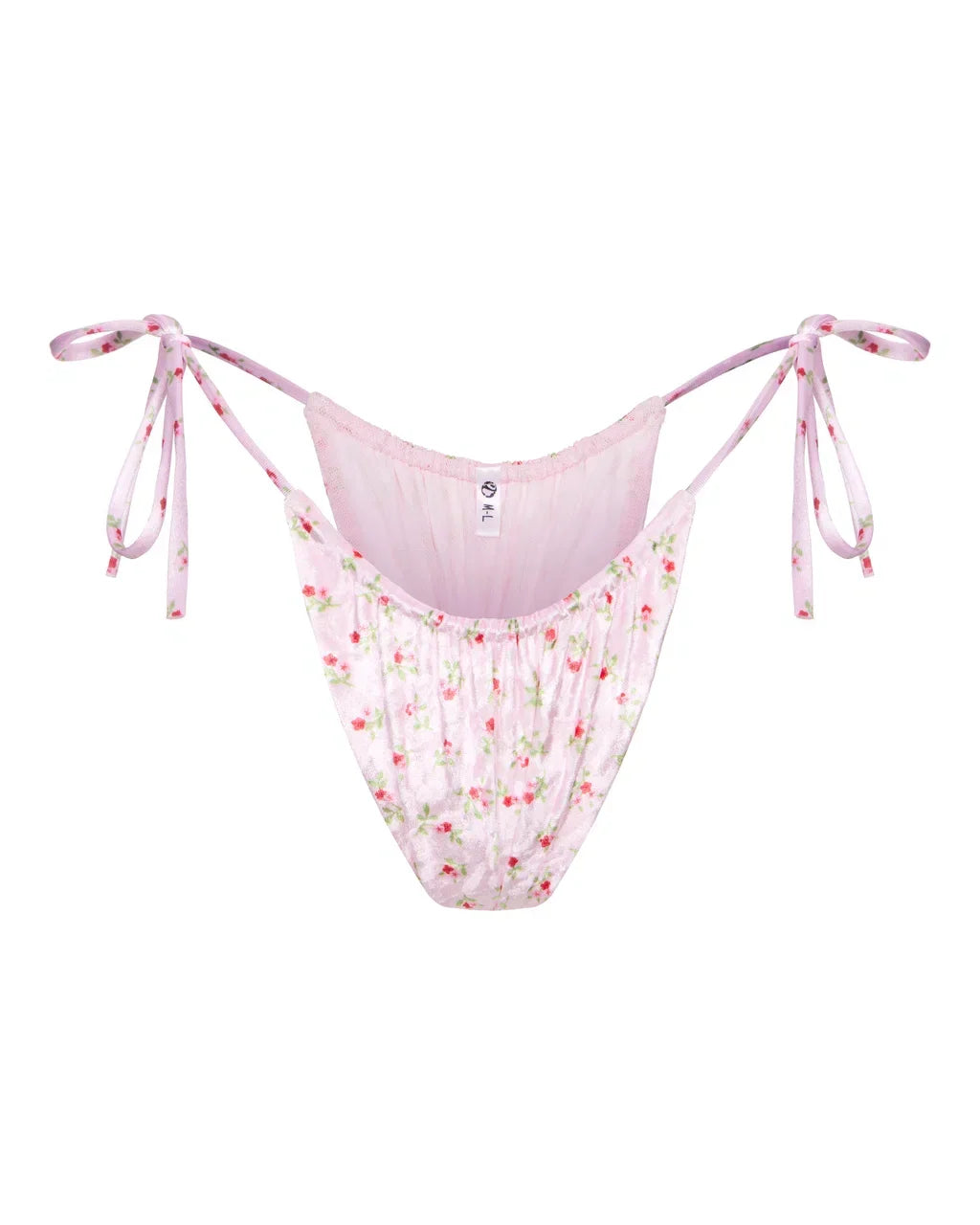Bas de bikini rose printanier