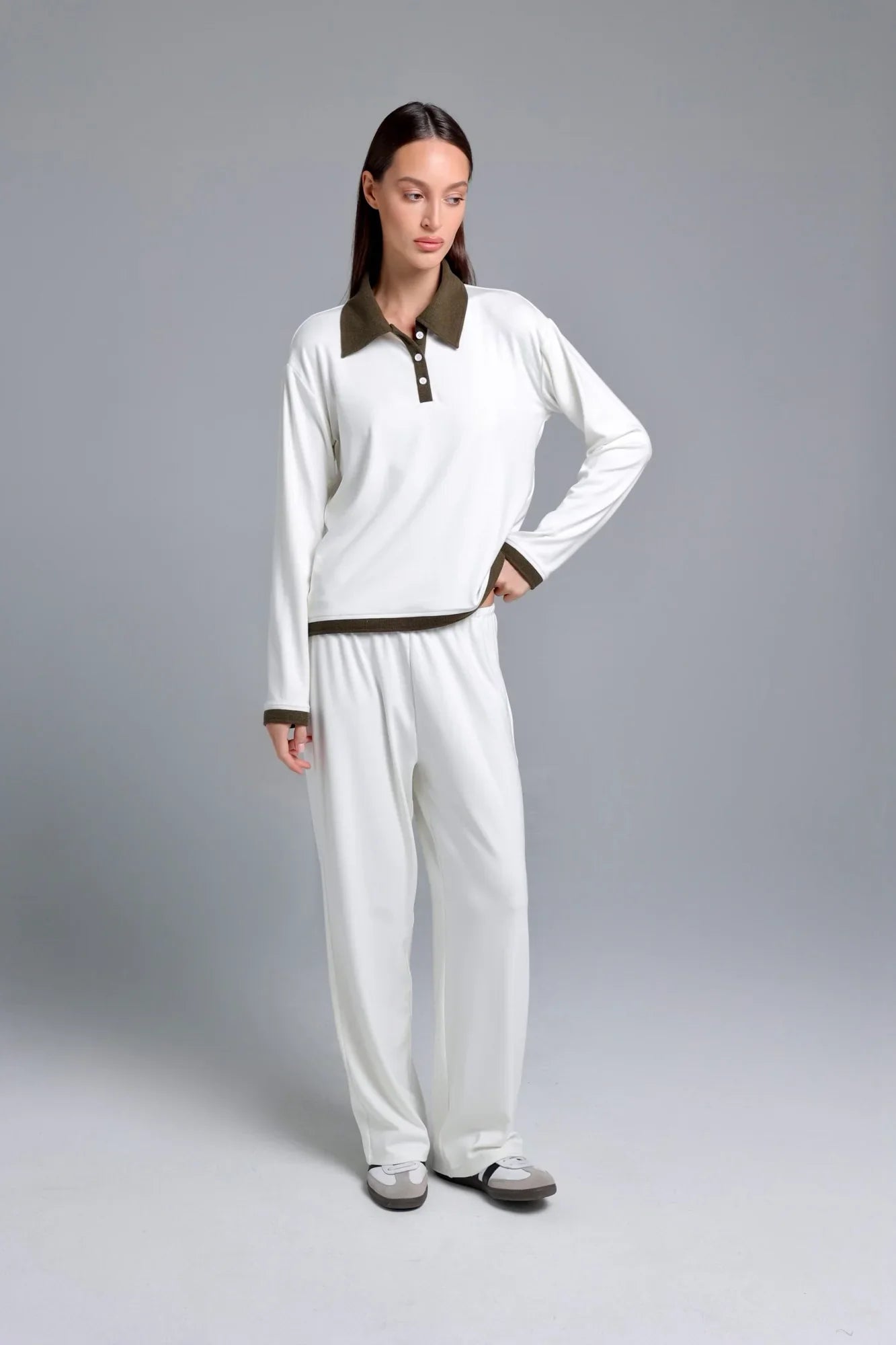 Ensemble Soft Heaven avec détails verts