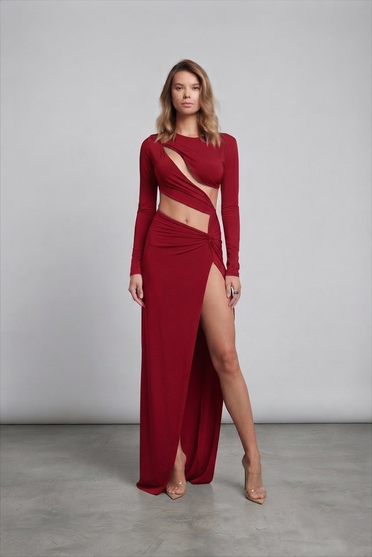 Untouchable Maxi Dress in Red