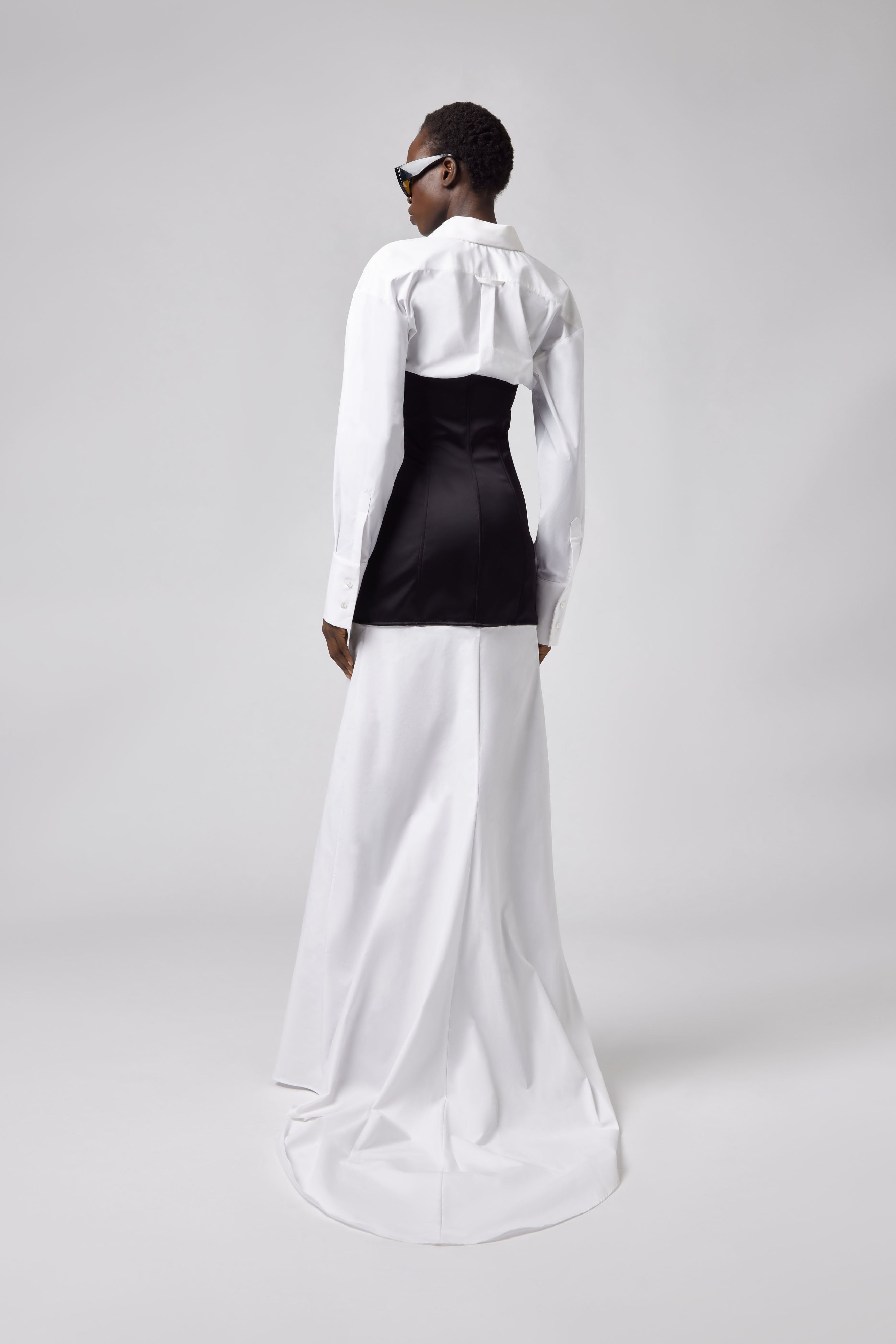 Bustier Maxi White Dress