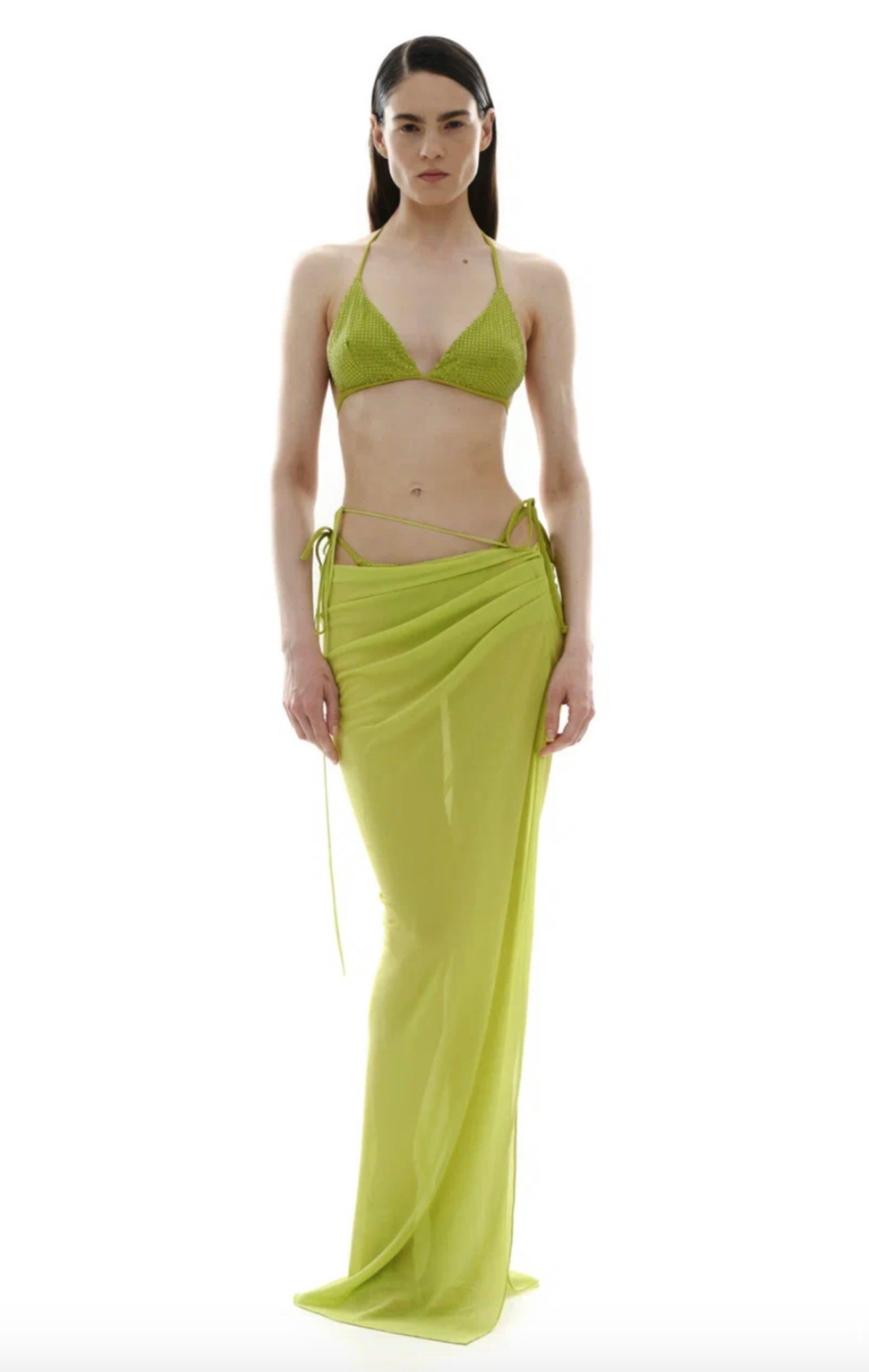 Sunkissed Pareo in Light Green